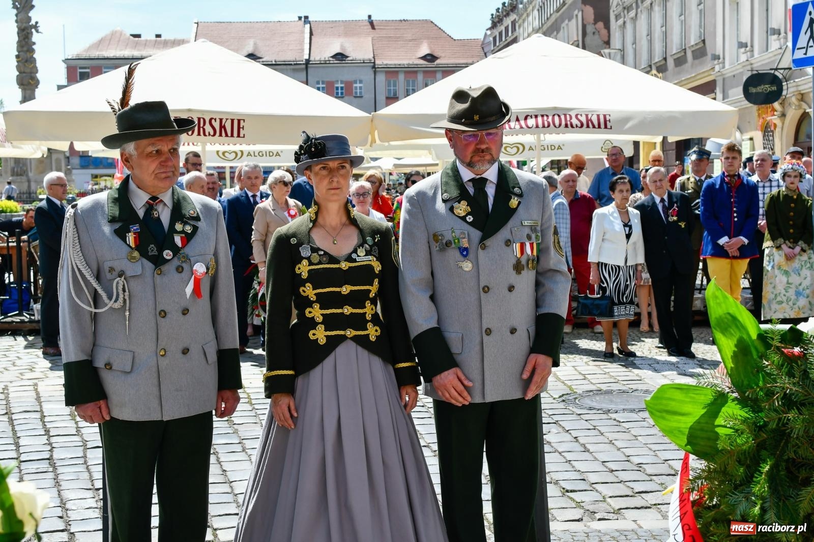Zdjęcie w galerii na portalu naszraciborz.pl: Święto Narodowe Trzeciego Maja. Obchody w Raciborzu [FOTO i WIDEO] wiadomości z regionu