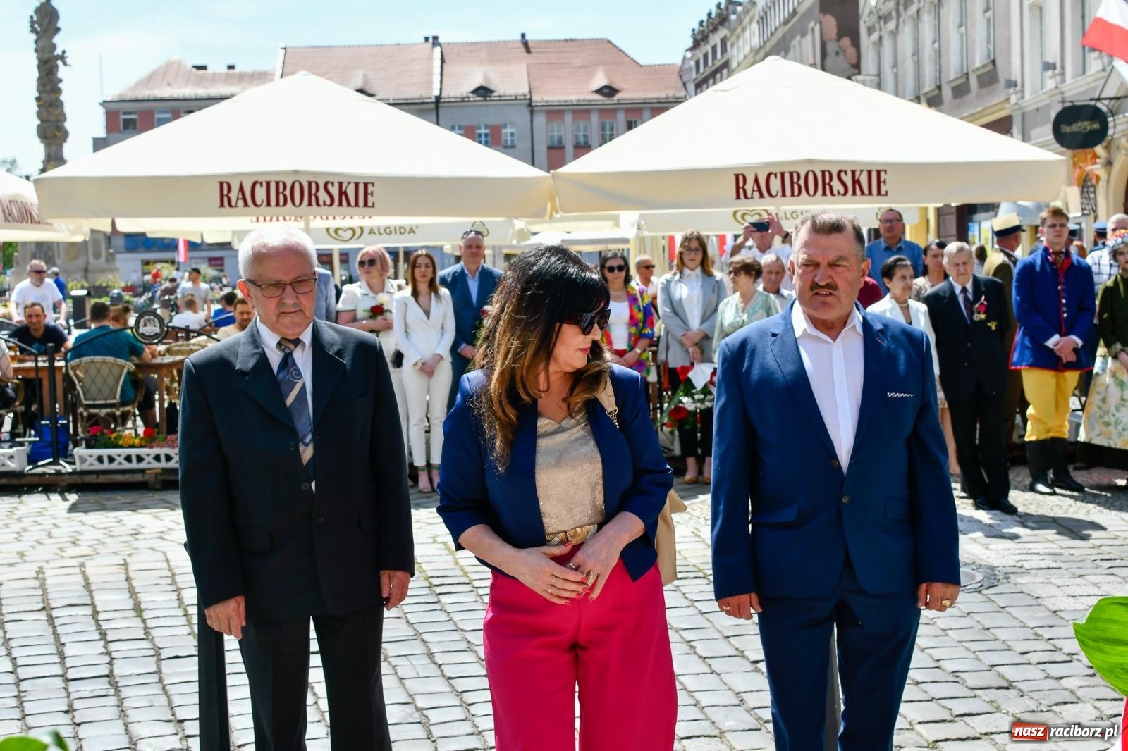 Zdjęcie w galerii na portalu naszraciborz.pl: Święto Narodowe Trzeciego Maja. Obchody w Raciborzu [FOTO i WIDEO] wiadomości z regionu