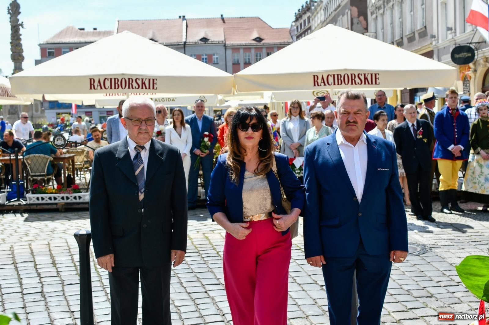 Zdjęcie w galerii na portalu naszraciborz.pl: Święto Narodowe Trzeciego Maja. Obchody w Raciborzu [FOTO i WIDEO] wiadomości z regionu