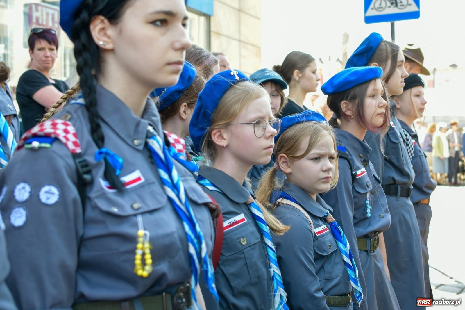 Zdjęcie w galerii na portalu naszraciborz.pl: Święto Narodowe Trzeciego Maja. Obchody w Raciborzu [FOTO i WIDEO] wiadomości z regionu