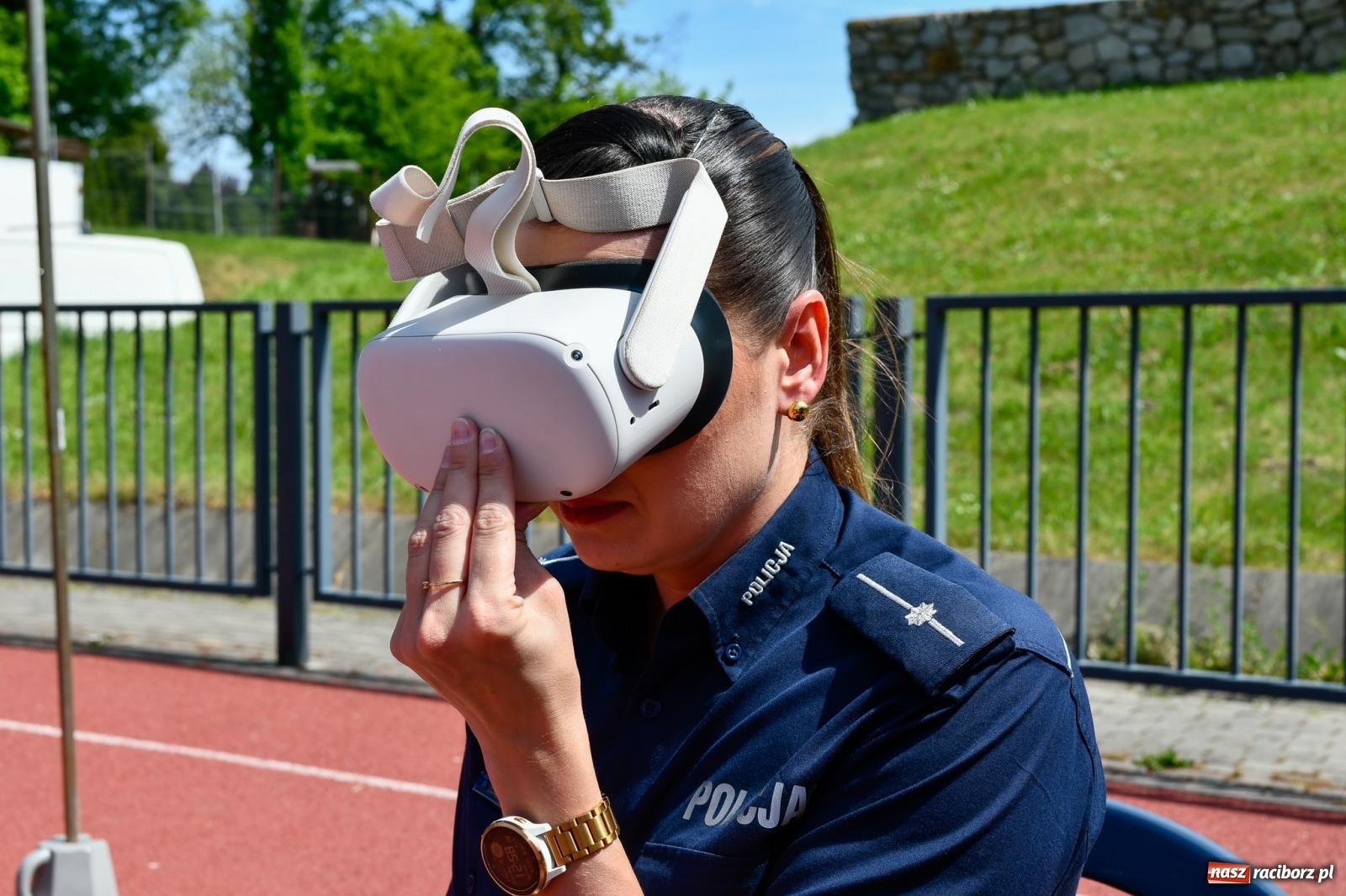 Zdjęcie w galerii na portalu naszraciborz.pl: Policyjna parada na I Memoriale im. asp. Michała Kędzierskiego [FOTO i WIDEO] wiadomości z regionu