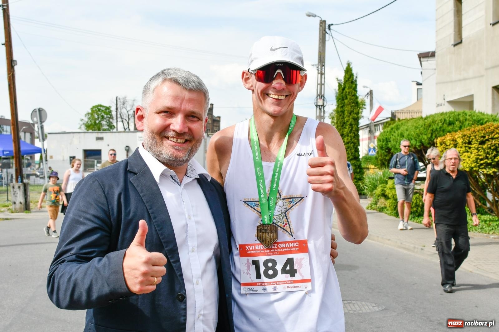 Zdjęcie w galerii na portalu naszraciborz.pl: Mateusz Mrówka wygrał XVI Bieg bez Granic [FOTO i WIDEO] wiadomości z regionu