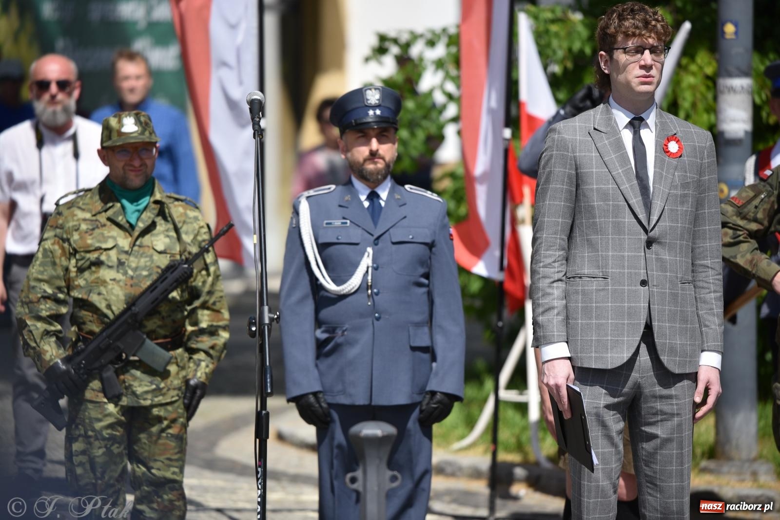Zdjęcie w galerii na portalu naszraciborz.pl: Radosna patriotyczna majówka w Raciborzu [FOTO i WIDEO] wiadomości z regionu