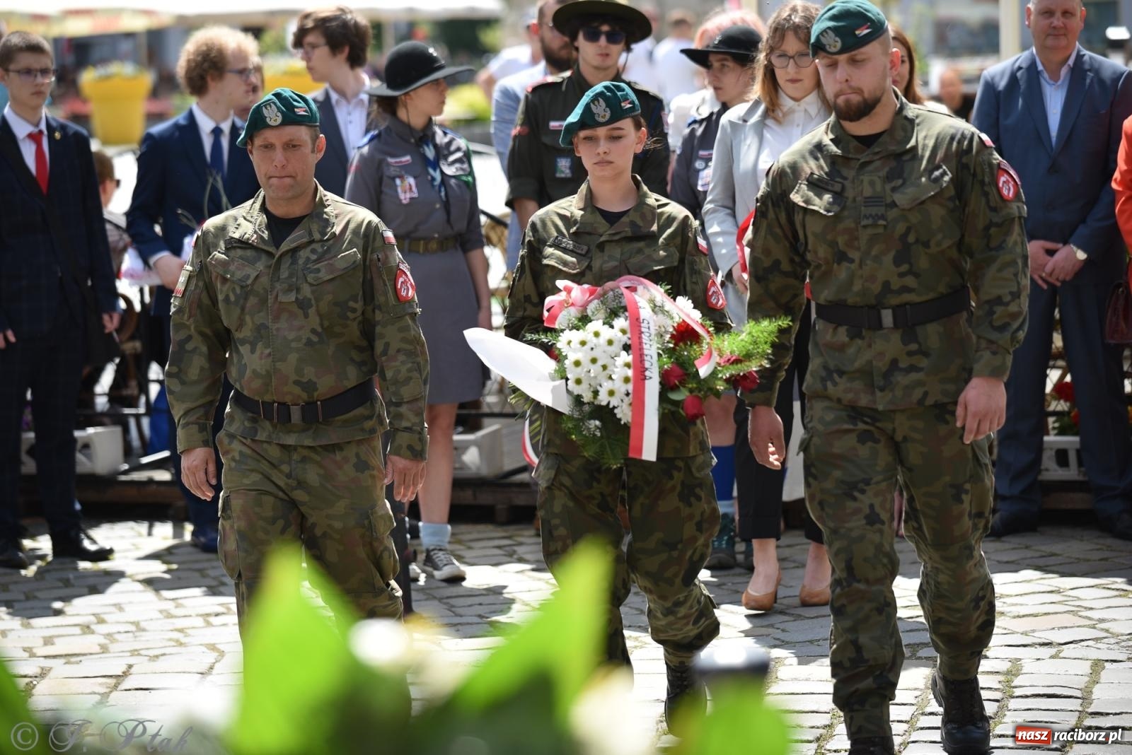 Zdjęcie w galerii na portalu naszraciborz.pl: Radosna patriotyczna majówka w Raciborzu [FOTO i WIDEO] wiadomości z regionu