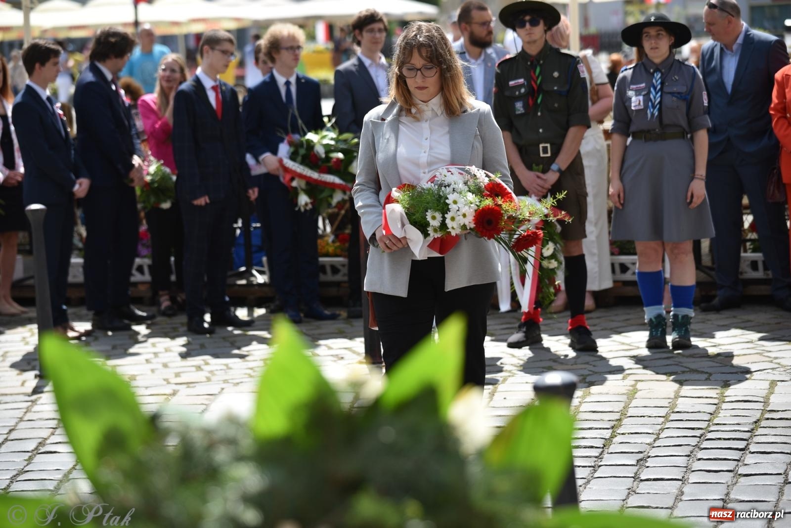 Zdjęcie w galerii na portalu naszraciborz.pl: Radosna patriotyczna majówka w Raciborzu [FOTO i WIDEO] wiadomości z regionu