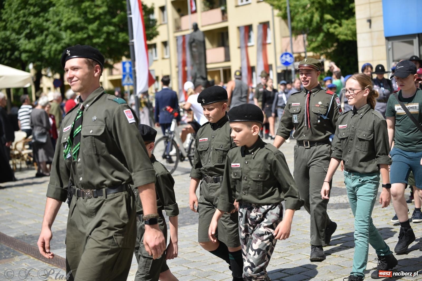 Zdjęcie w galerii na portalu naszraciborz.pl: Radosna patriotyczna majówka w Raciborzu [FOTO i WIDEO] wiadomości z regionu