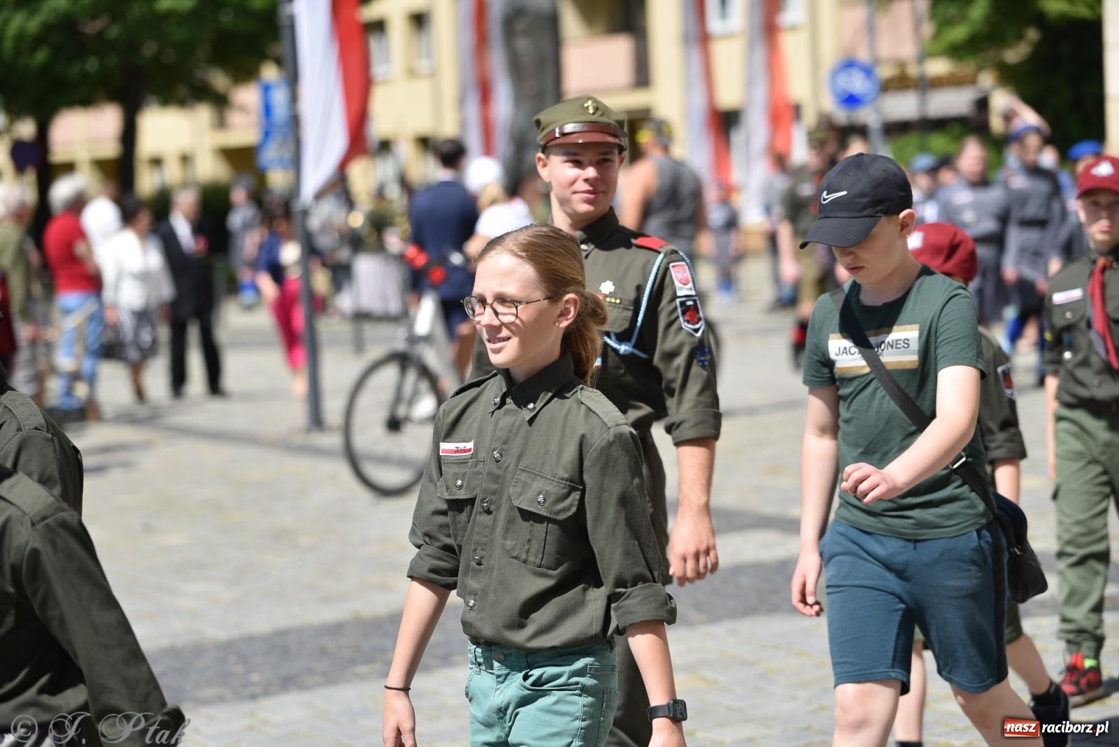 Zdjęcie w galerii na portalu naszraciborz.pl: Radosna patriotyczna majówka w Raciborzu [FOTO i WIDEO] wiadomości z regionu