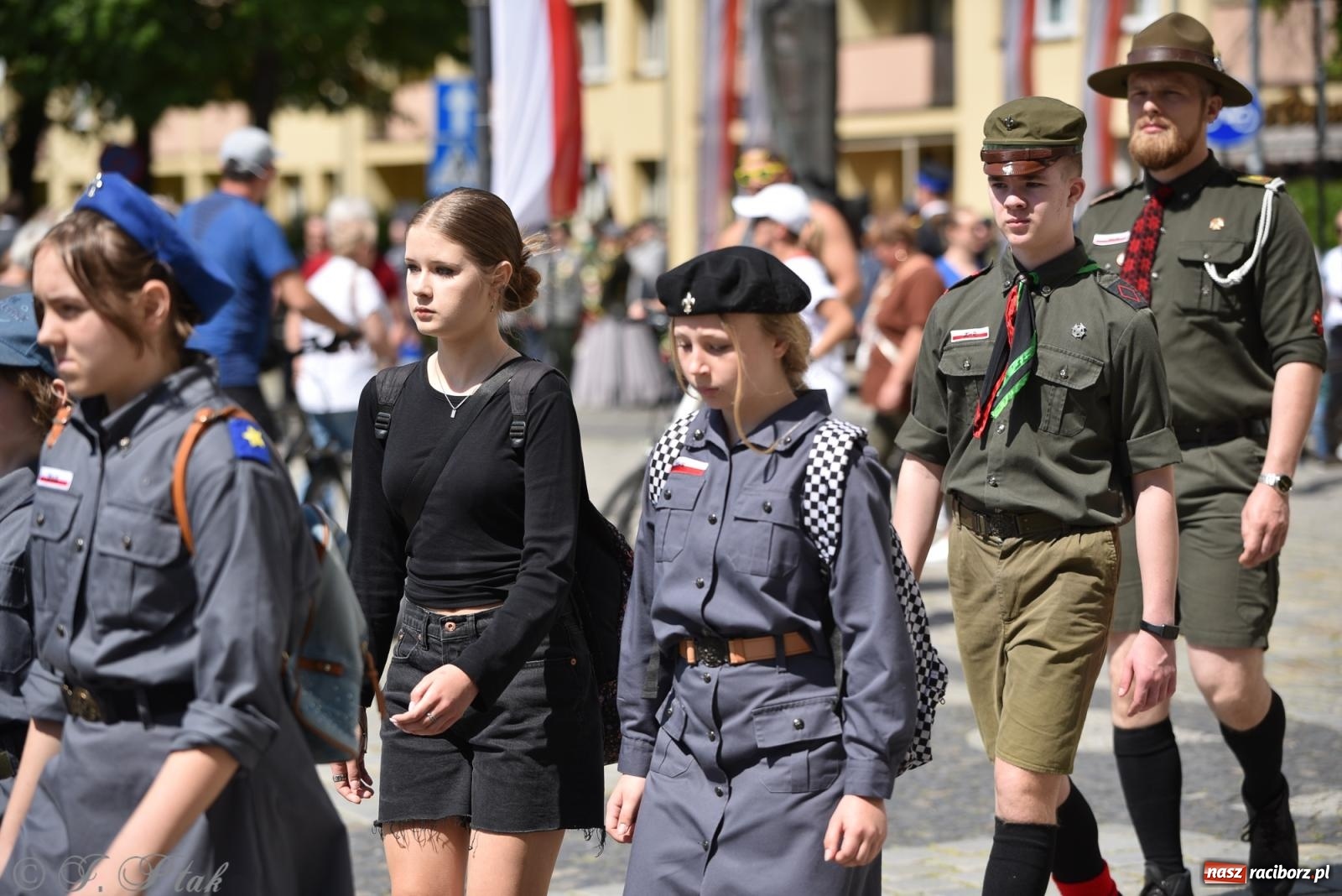 Zdjęcie w galerii na portalu naszraciborz.pl: Radosna patriotyczna majówka w Raciborzu [FOTO i WIDEO] wiadomości z regionu