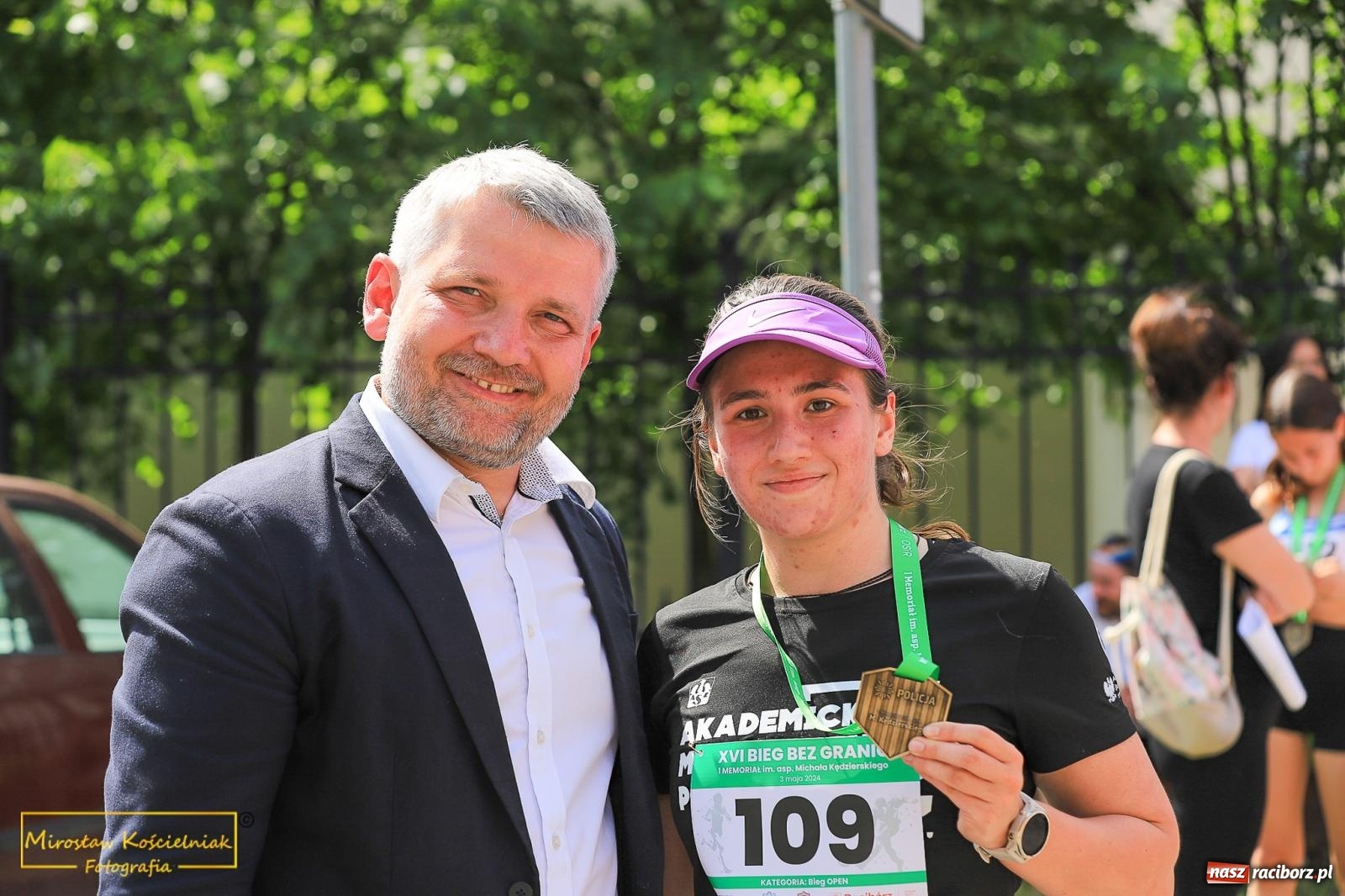 Zdjęcie w galerii na portalu naszraciborz.pl: Policyjny Memoriał i Bieg bez Granic [krótsze dystanse i nordic walking] wiadomości z regionu