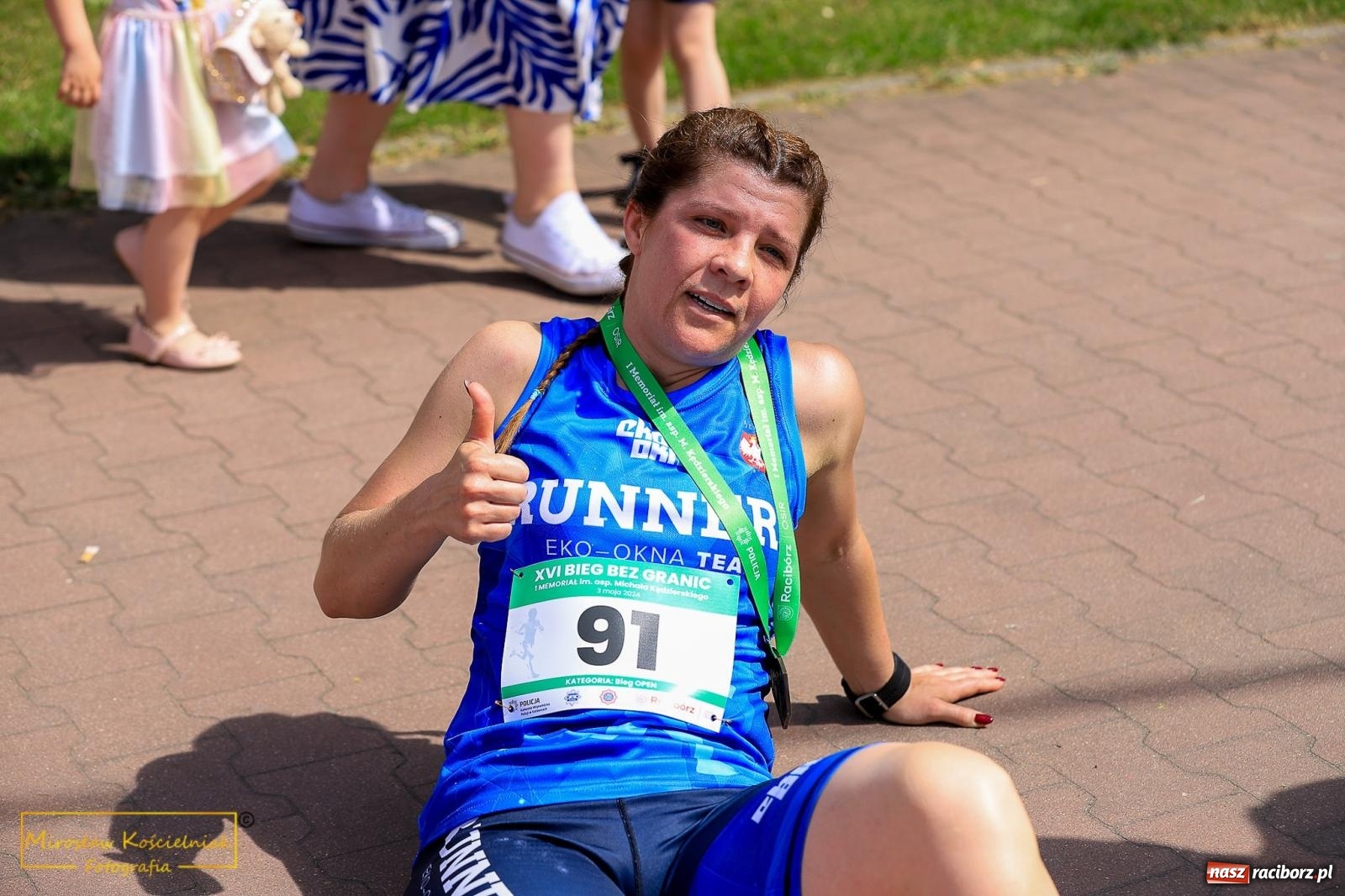 Zdjęcie w galerii na portalu naszraciborz.pl: Policyjny Memoriał i Bieg bez Granic [krótsze dystanse i nordic walking] wiadomości z regionu