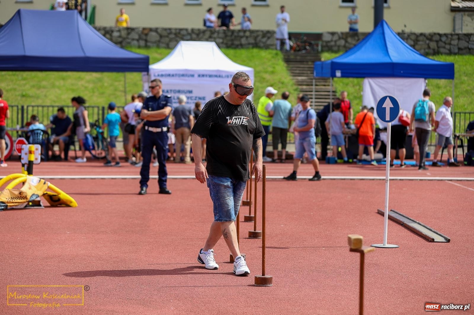 Zdjęcie w galerii na portalu naszraciborz.pl: Policyjny Memoriał i Bieg bez Granic [krótsze dystanse i nordic walking] wiadomości z regionu