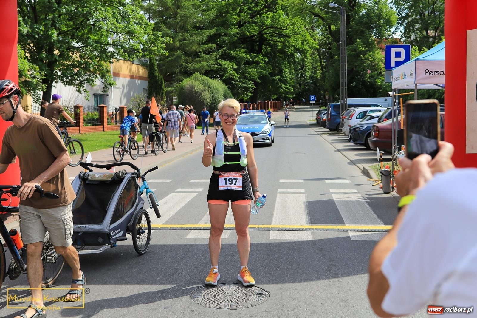 Zdjęcie w galerii na portalu naszraciborz.pl: Policyjny Memoriał i Bieg bez Granic [krótsze dystanse i nordic walking] wiadomości z regionu