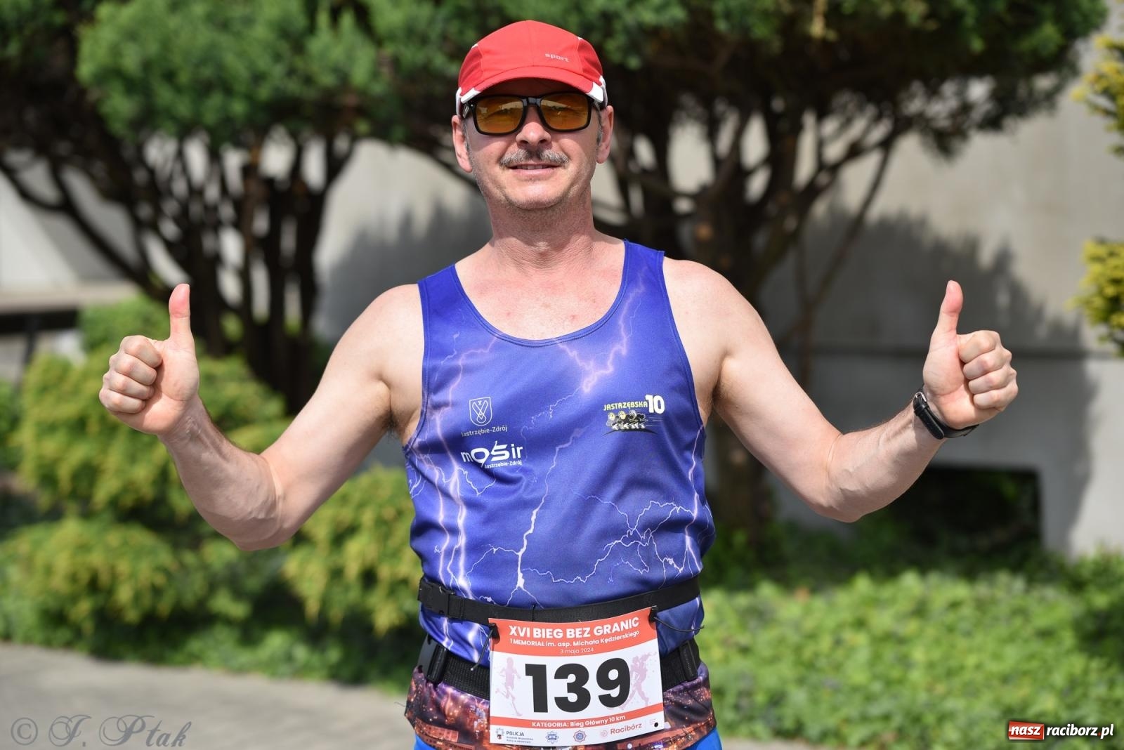 Zdjęcie w galerii na portalu naszraciborz.pl: XVI Bieg bez Granic i piłkarski turniej drużyn mundurowych [FOTO] wiadomości z regionu