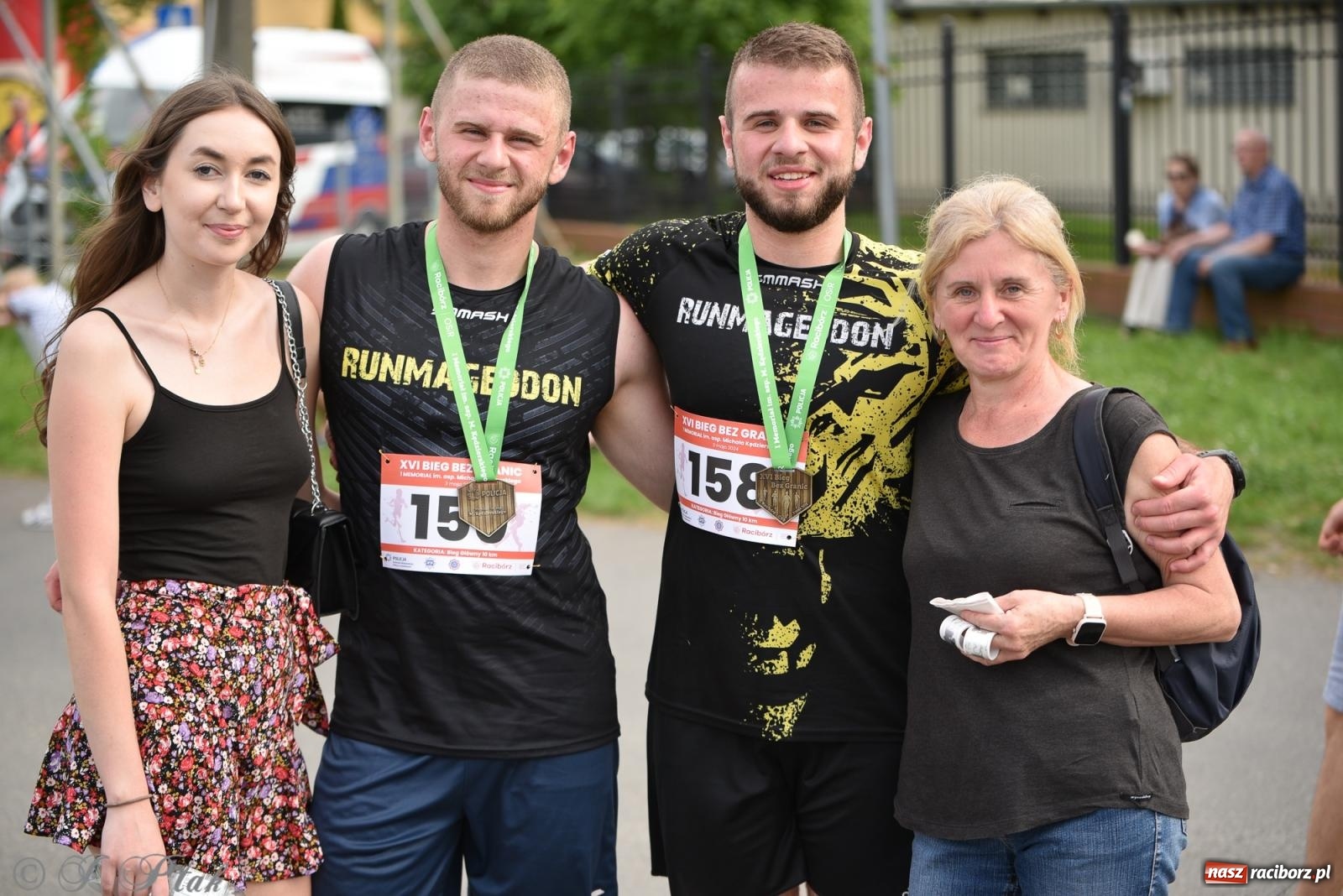 Zdjęcie w galerii na portalu naszraciborz.pl: XVI Bieg bez Granic i piłkarski turniej drużyn mundurowych [FOTO] wiadomości z regionu