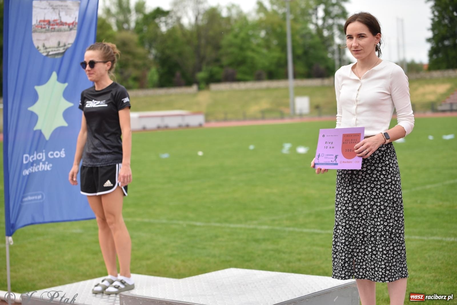 Zdjęcie w galerii na portalu naszraciborz.pl: XVI Bieg bez Granic i piłkarski turniej drużyn mundurowych [FOTO] wiadomości z regionu