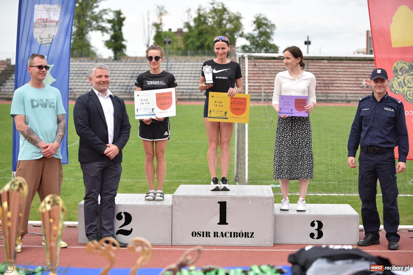 Zdjęcie w galerii na portalu naszraciborz.pl: XVI Bieg bez Granic i piłkarski turniej drużyn mundurowych [FOTO] wiadomości z regionu