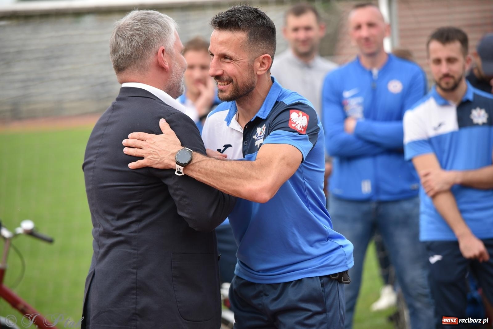 Zdjęcie w galerii na portalu naszraciborz.pl: XVI Bieg bez Granic i piłkarski turniej drużyn mundurowych [FOTO] wiadomości z regionu