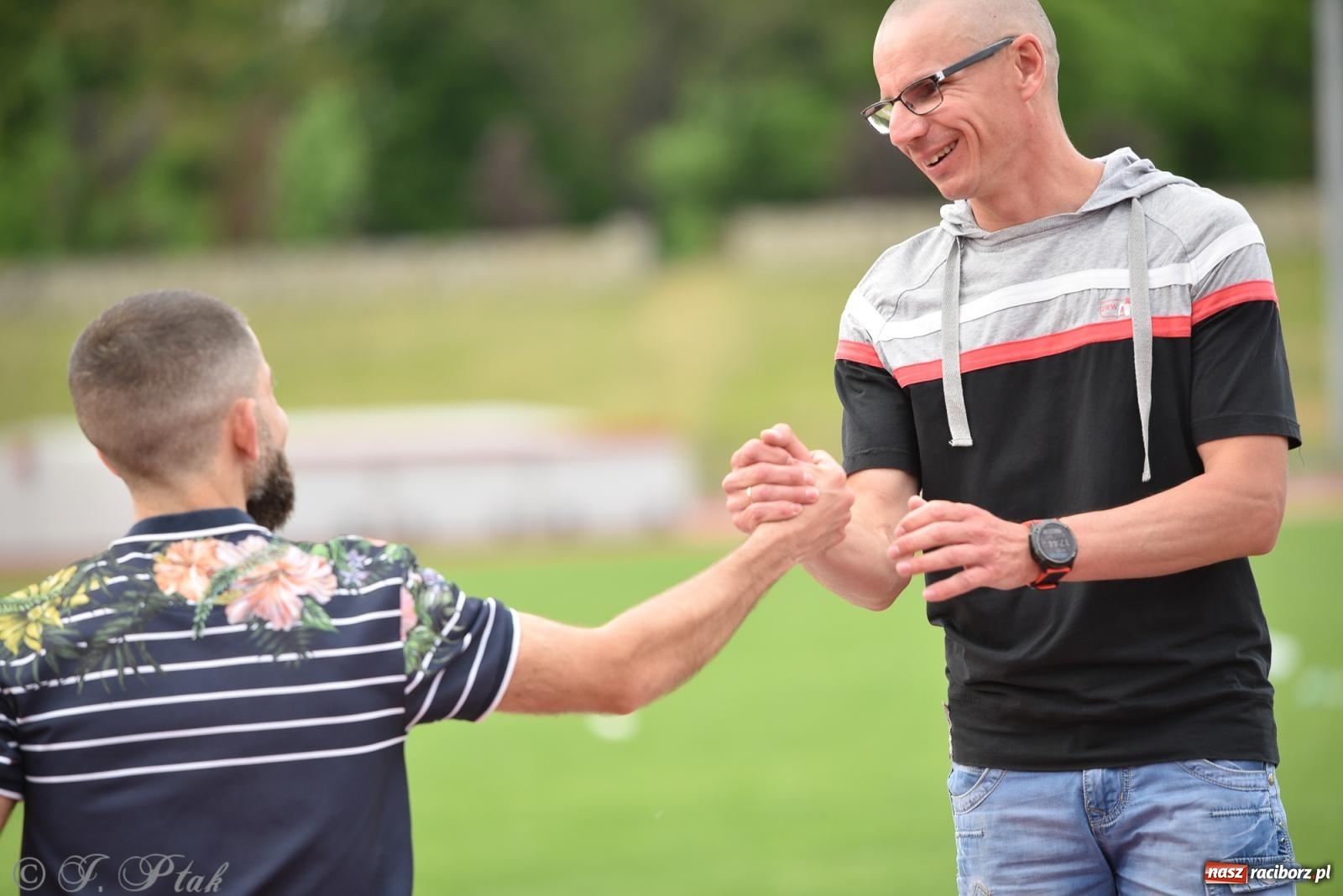 Zdjęcie w galerii na portalu naszraciborz.pl: XVI Bieg bez Granic i piłkarski turniej drużyn mundurowych [FOTO] wiadomości z regionu