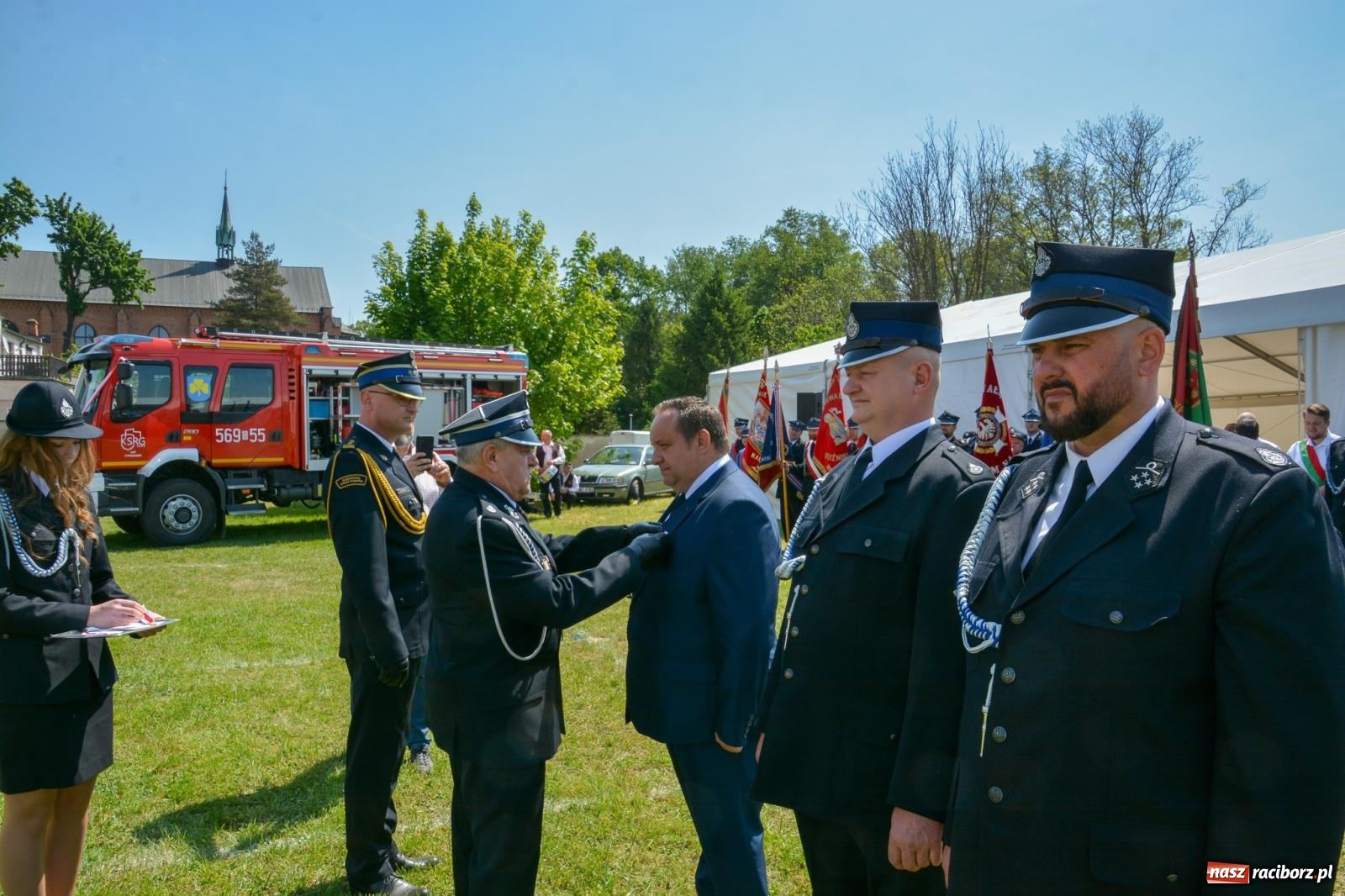 Zdjęcie w galerii na portalu naszraciborz.pl: Cyprzanowska OSP świętuje 140-lecie. Na urodziny dostała nowy wóz bojowy wiadomości z regionu