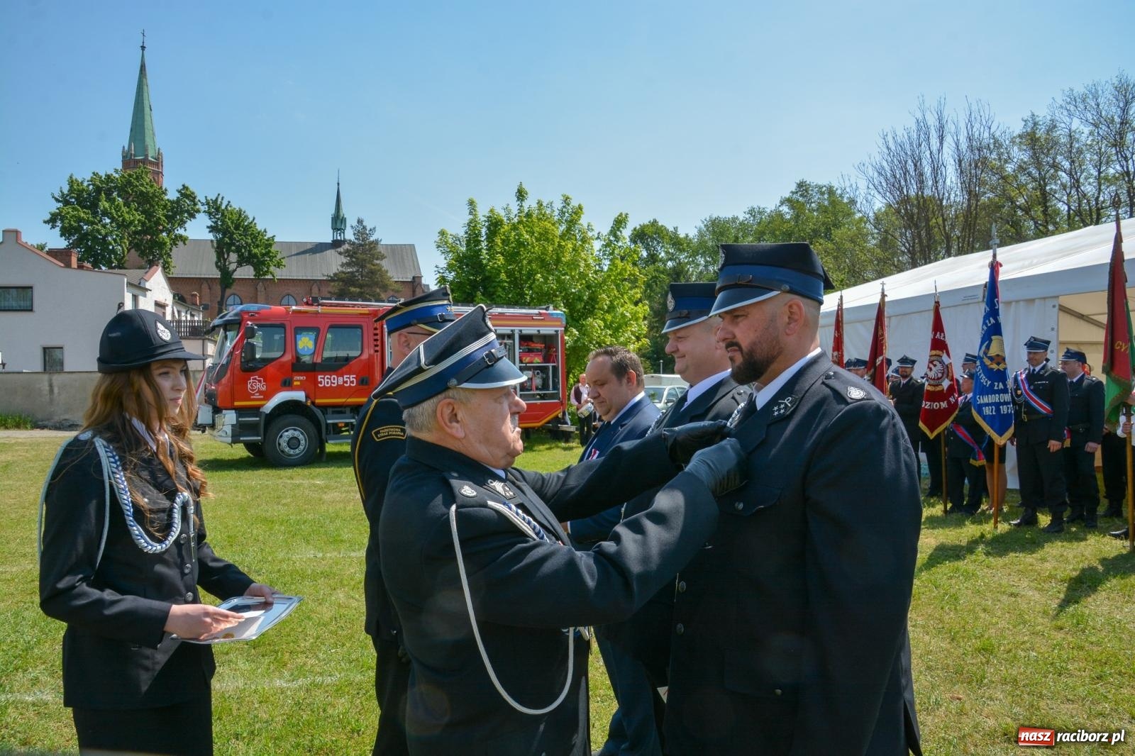 Zdjęcie w galerii na portalu naszraciborz.pl: Cyprzanowska OSP świętuje 140-lecie. Na urodziny dostała nowy wóz bojowy wiadomości z regionu