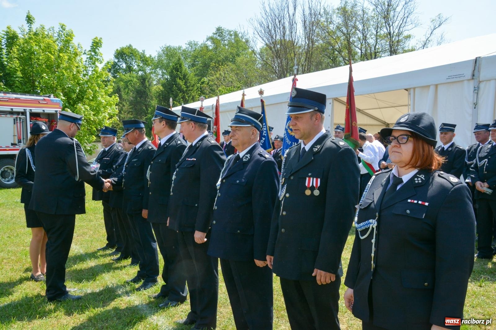 Zdjęcie w galerii na portalu naszraciborz.pl: Cyprzanowska OSP świętuje 140-lecie. Na urodziny dostała nowy wóz bojowy wiadomości z regionu