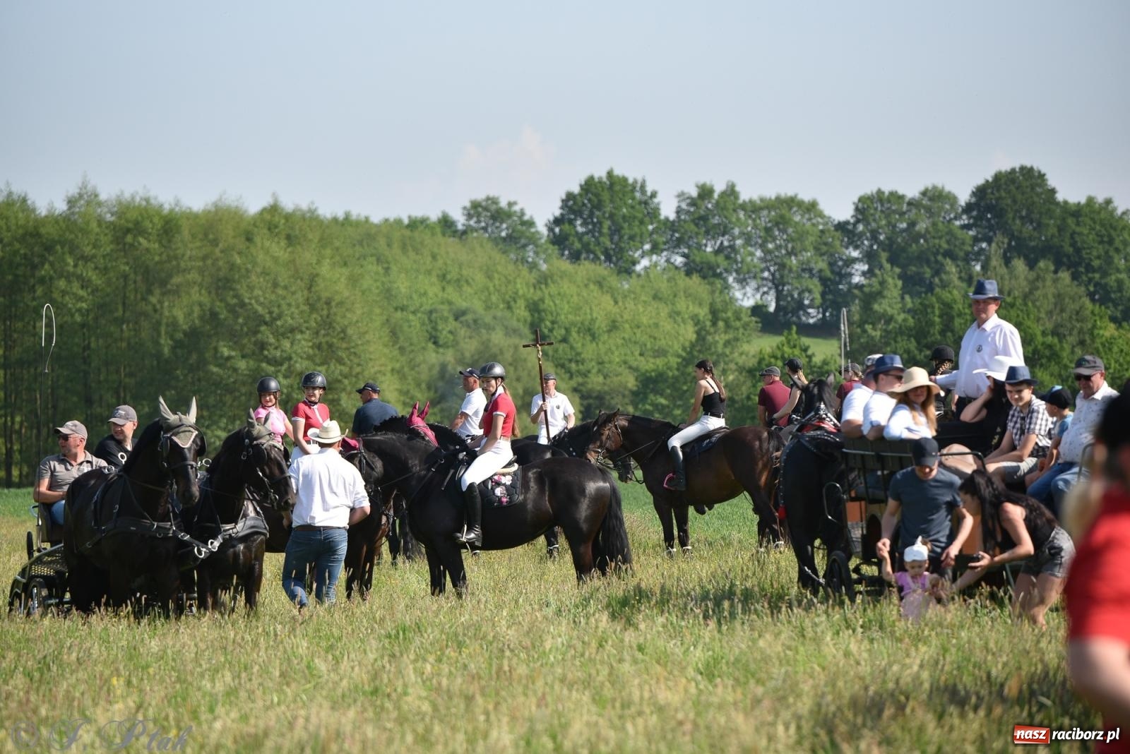 Zdjęcie w galerii na portalu naszraciborz.pl: Na pamiątkę wielkiego gradobicia. 147. procesja w Pogrzebieniu [FOTO i WIDEO] wiadomości z regionu