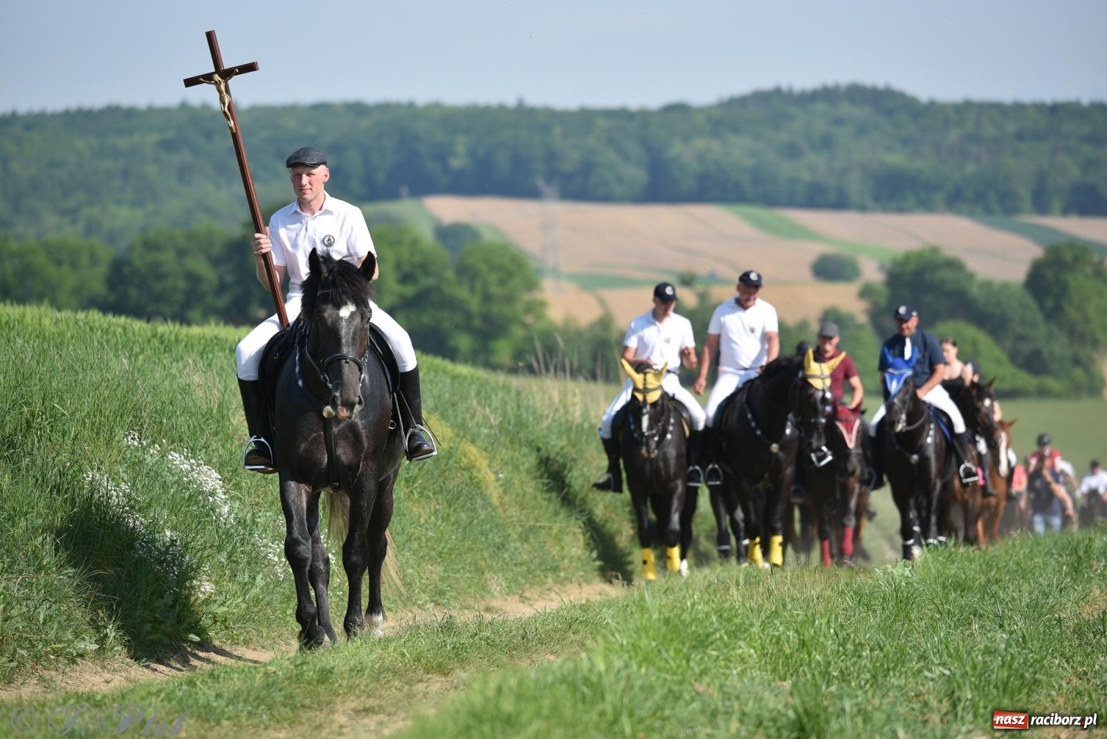 Zdjęcie w galerii na portalu naszraciborz.pl: Na pamiątkę wielkiego gradobicia. 147. procesja w Pogrzebieniu [FOTO i WIDEO] wiadomości z regionu
