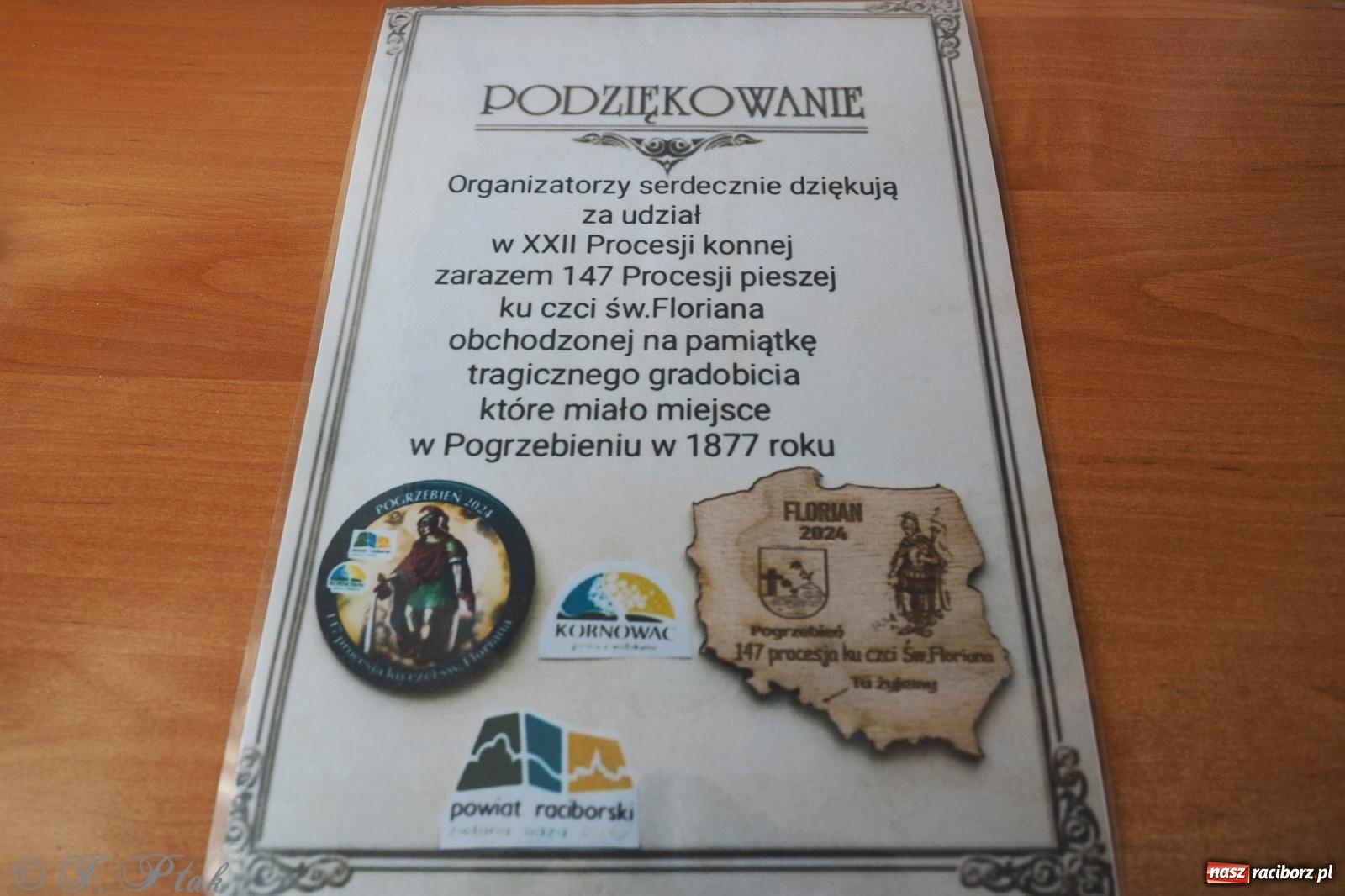 Zdjęcie w galerii na portalu naszraciborz.pl: Na pamiątkę wielkiego gradobicia. 147. procesja w Pogrzebieniu [FOTO i WIDEO] wiadomości z regionu