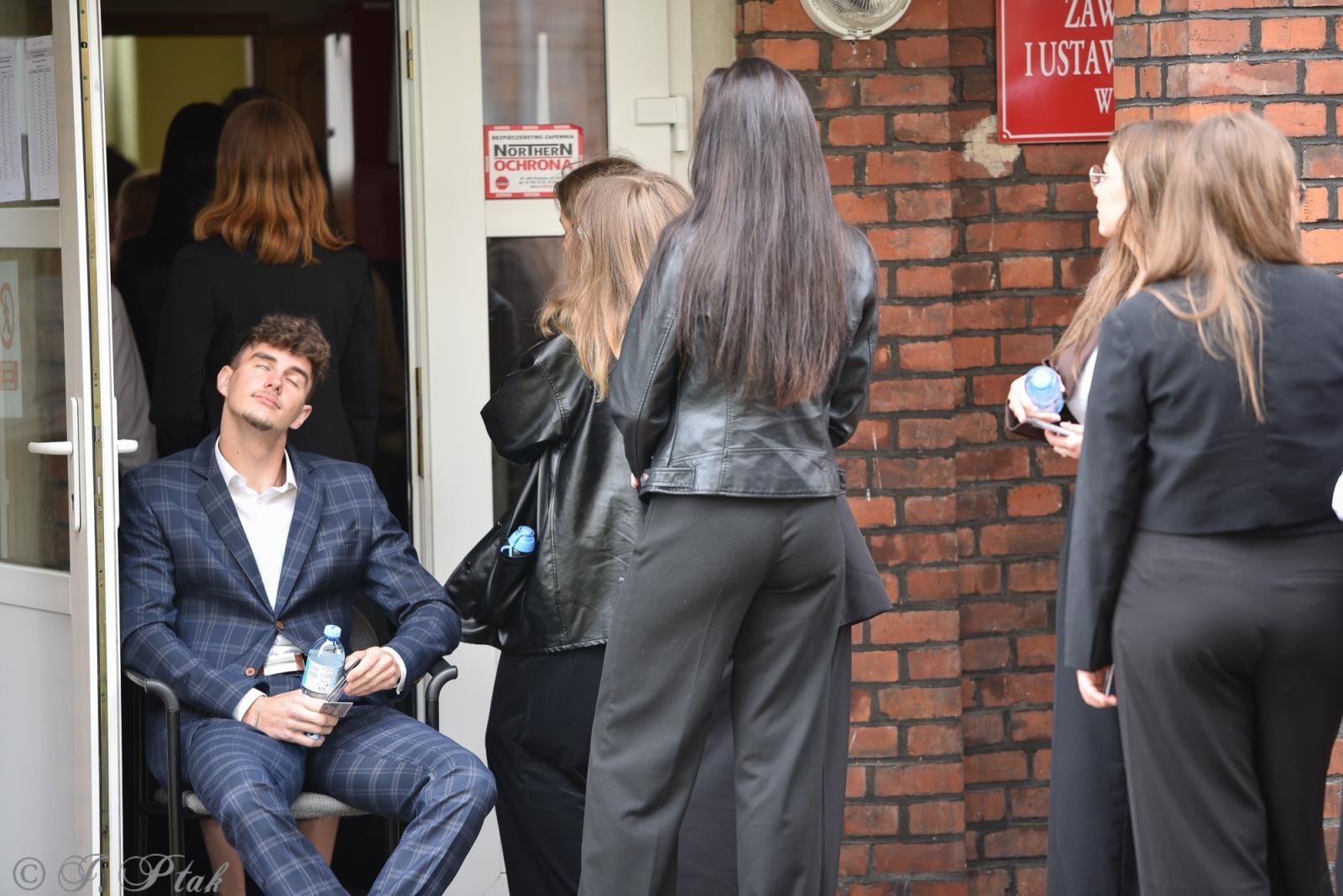 Zdjęcie w galerii na portalu naszraciborz.pl: W Budowlance i Gastronomiku maturę pisze ponad 80 absolwentów wiadomości z regionu