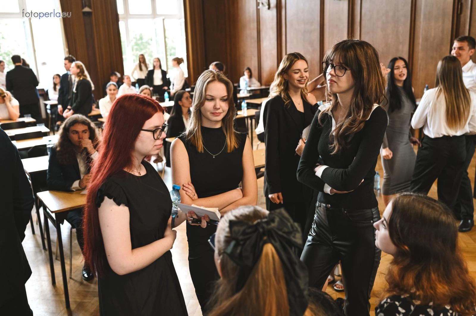 Zdjęcie w galerii na portalu naszraciborz.pl: Matura w raciborskim Kasprowiczu wiadomości z regionu