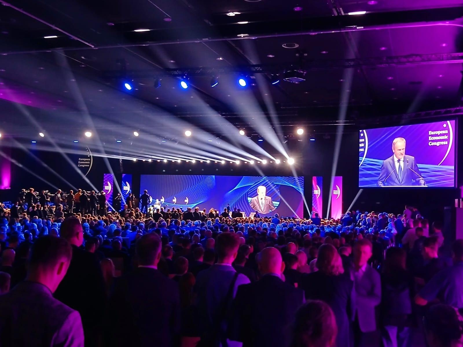 Zdjęcie w galerii na portalu naszraciborz.pl: Rozpoczął się Europejski Kongres Gospodarczy. Racibórz obecny na tym wydarzeniu wiadomości z regionu