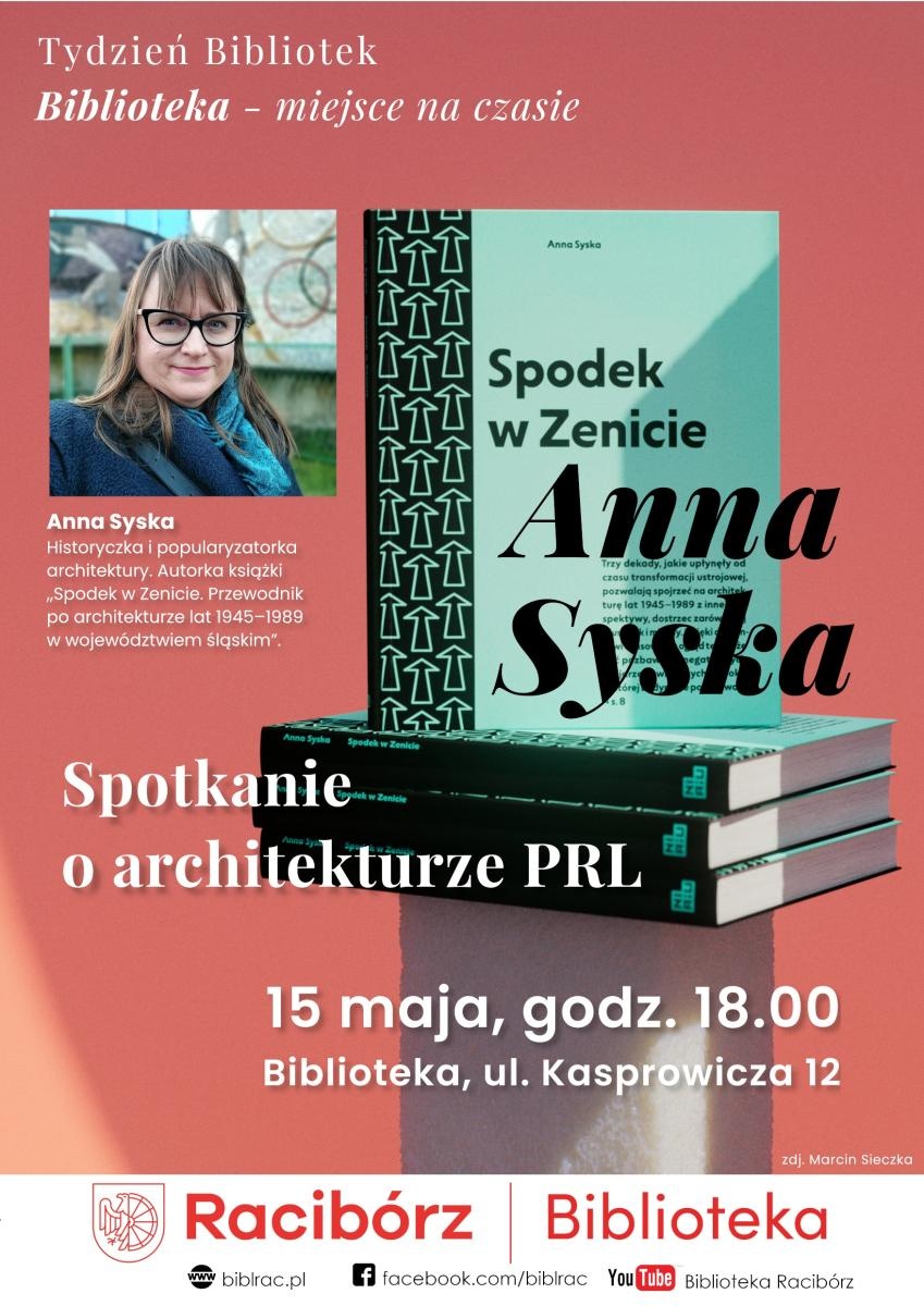 Zdjęcie w galerii na portalu naszraciborz.pl: Spodek w Zenicie. Biblioteka zaprasza na spotkanie z Anną Syską wiadomości z regionu