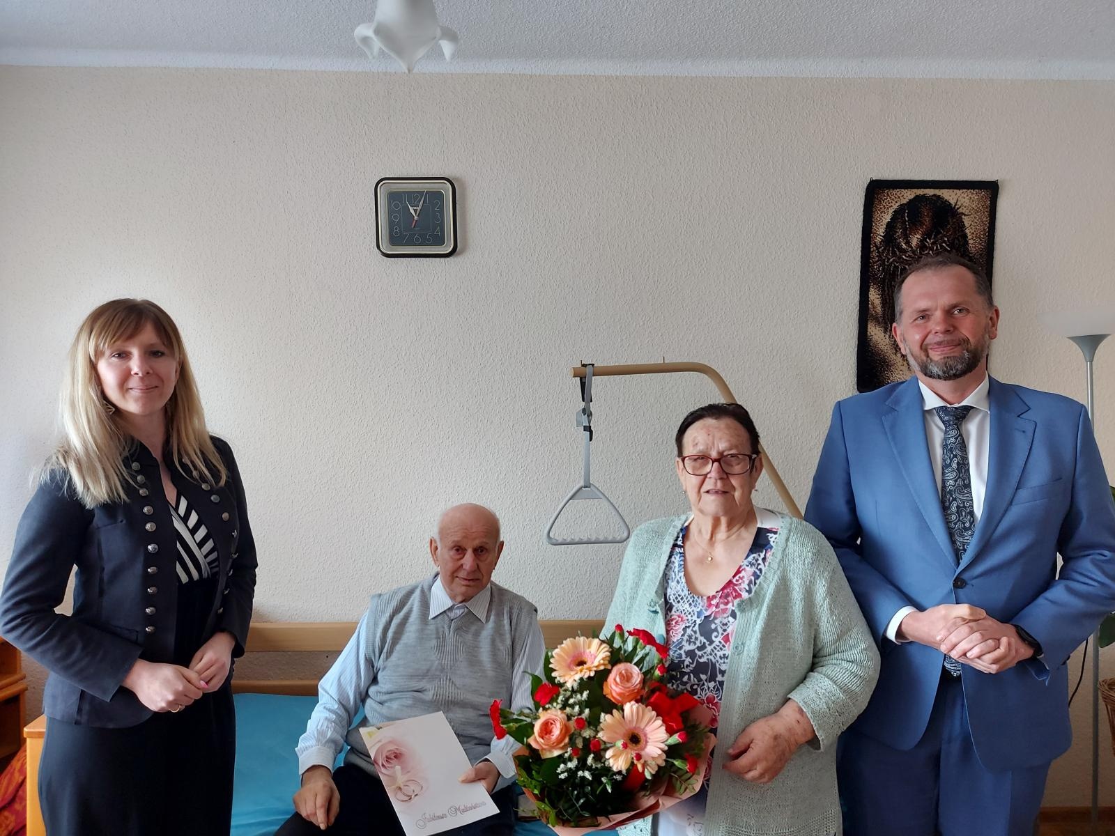 Zdjęcie w galerii na portalu naszraciborz.pl: Diamentowe gody w Krzanowicach wiadomości z regionu