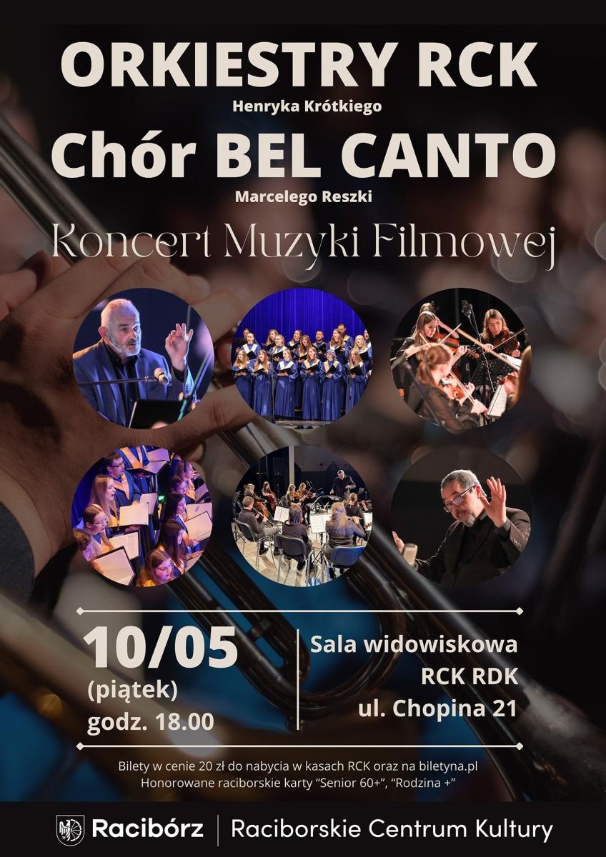 Zdjęcie w galerii na portalu naszraciborz.pl: Wyjątkowy Koncert Muzyki Filmowej. Orkiestry RCK i chór Bel Canto wystąpią razem na jednej scenie wiadomości z regionu