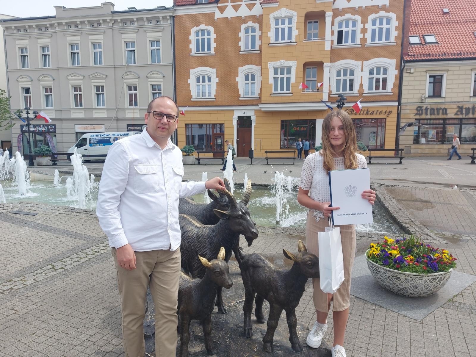 Zdjęcie w galerii na portalu naszraciborz.pl: Sukces Julii Klimży ze szkoły w Bieńkowicach wiadomości z regionu