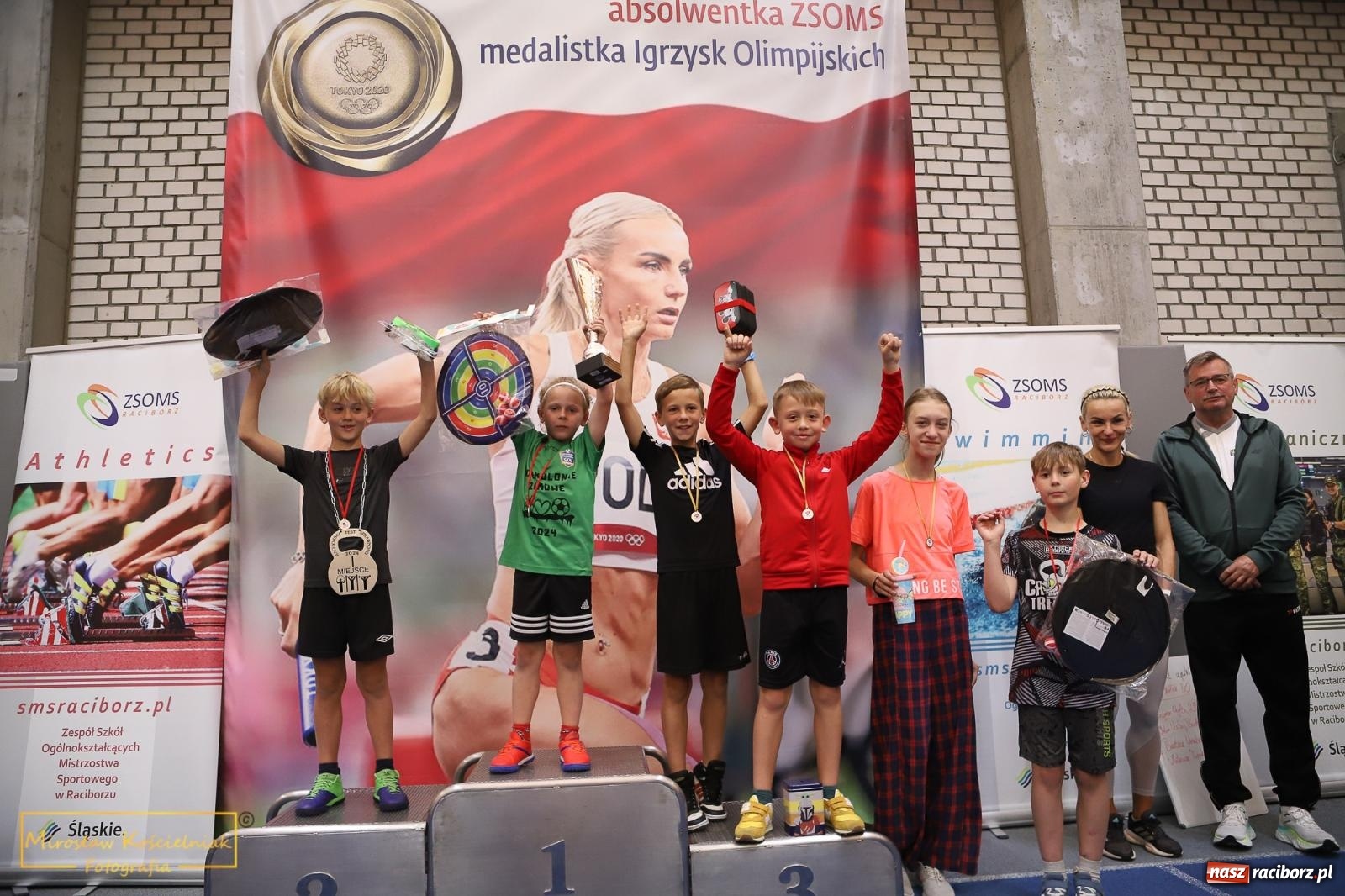 Zdjęcie w galerii na portalu naszraciborz.pl: Wyzwanie dla Młodych Atletów. Raciborski Test Sprawności z Justyną Święty-Ersetic wiadomości z regionu