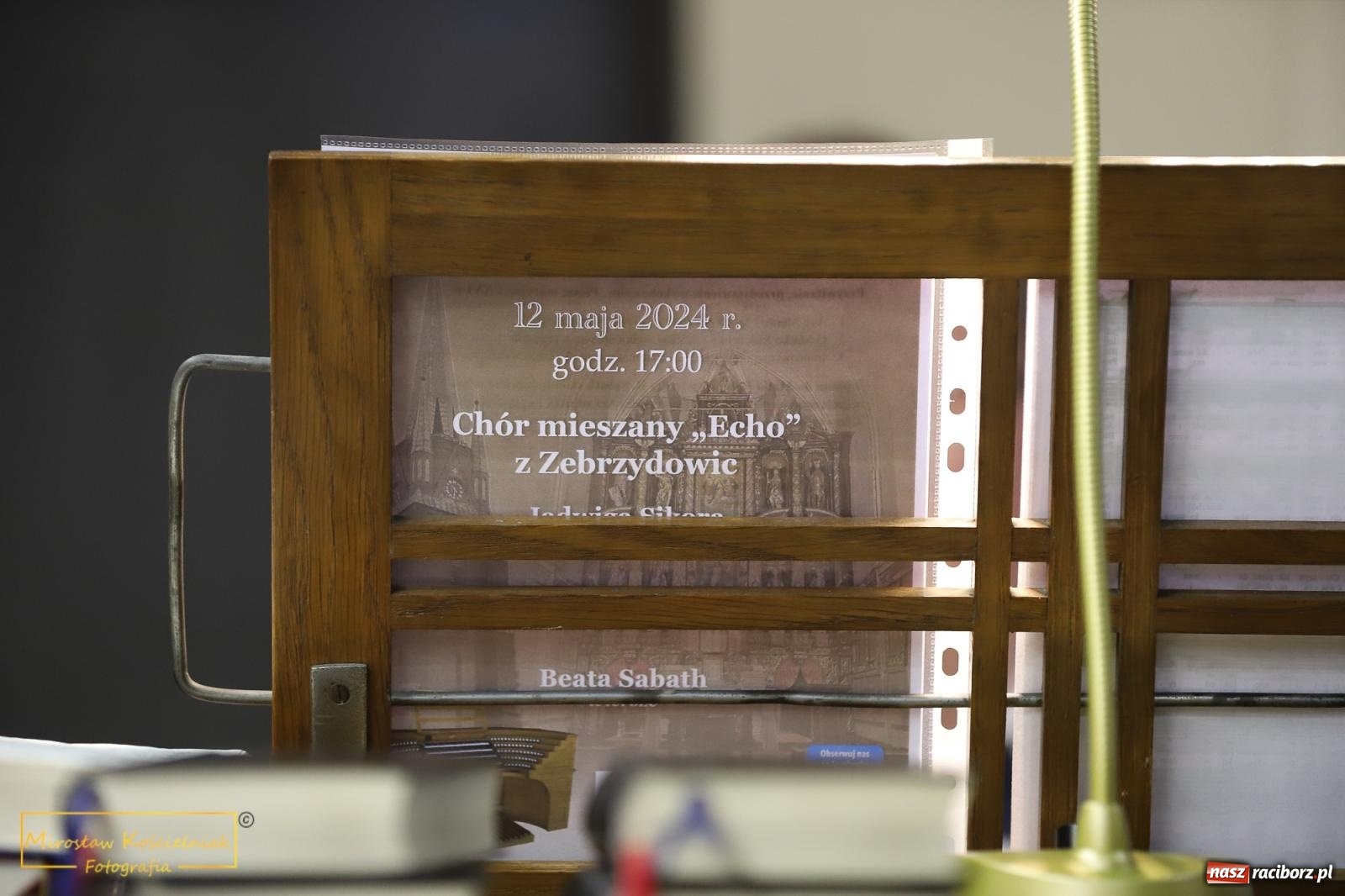 Zdjęcie w galerii na portalu naszraciborz.pl: Zebrzydowickie Echo z koncertem w kościele farnym wiadomości z regionu