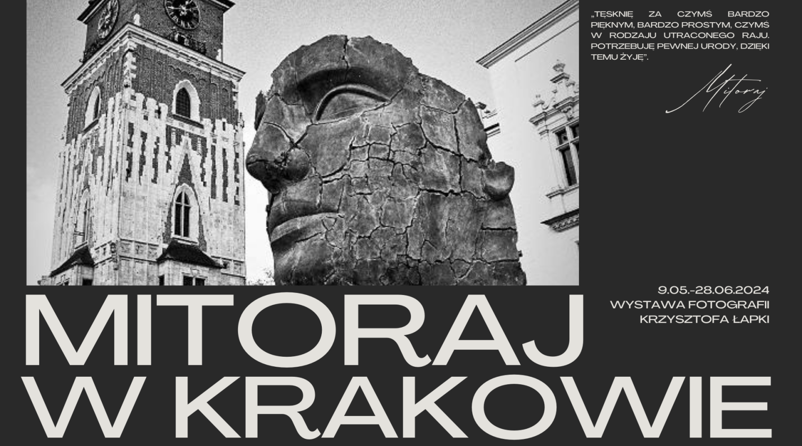 Zdjęcie w galerii na portalu naszraciborz.pl: GCK w Nędzy zaprasza. Mitoraj w Krakowie wiadomości z regionu