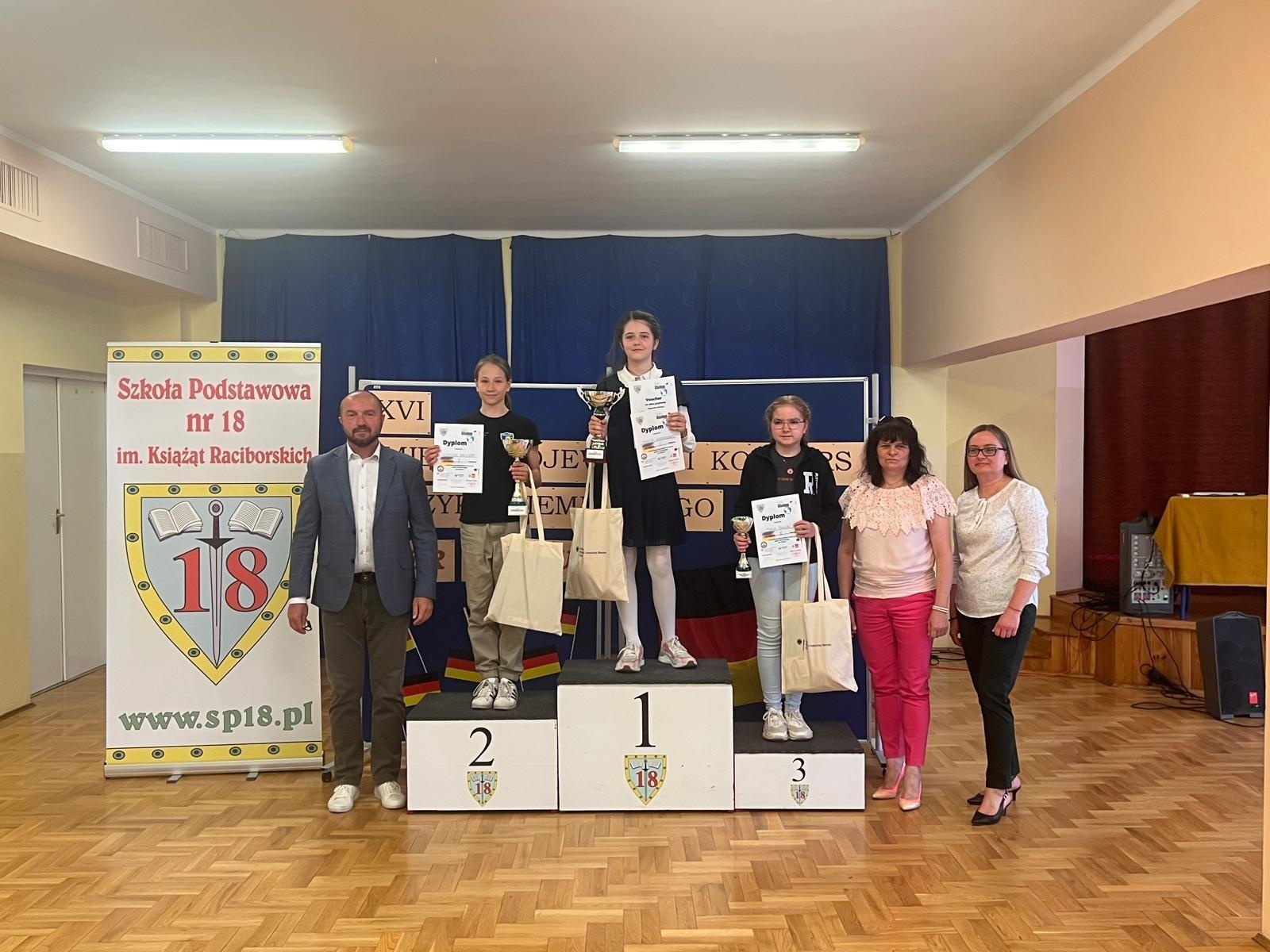 Zdjęcie w galerii na portalu naszraciborz.pl: Międzywojewódzki konkurs języka niemieckiego Der Globus w SP 18 wiadomości z regionu