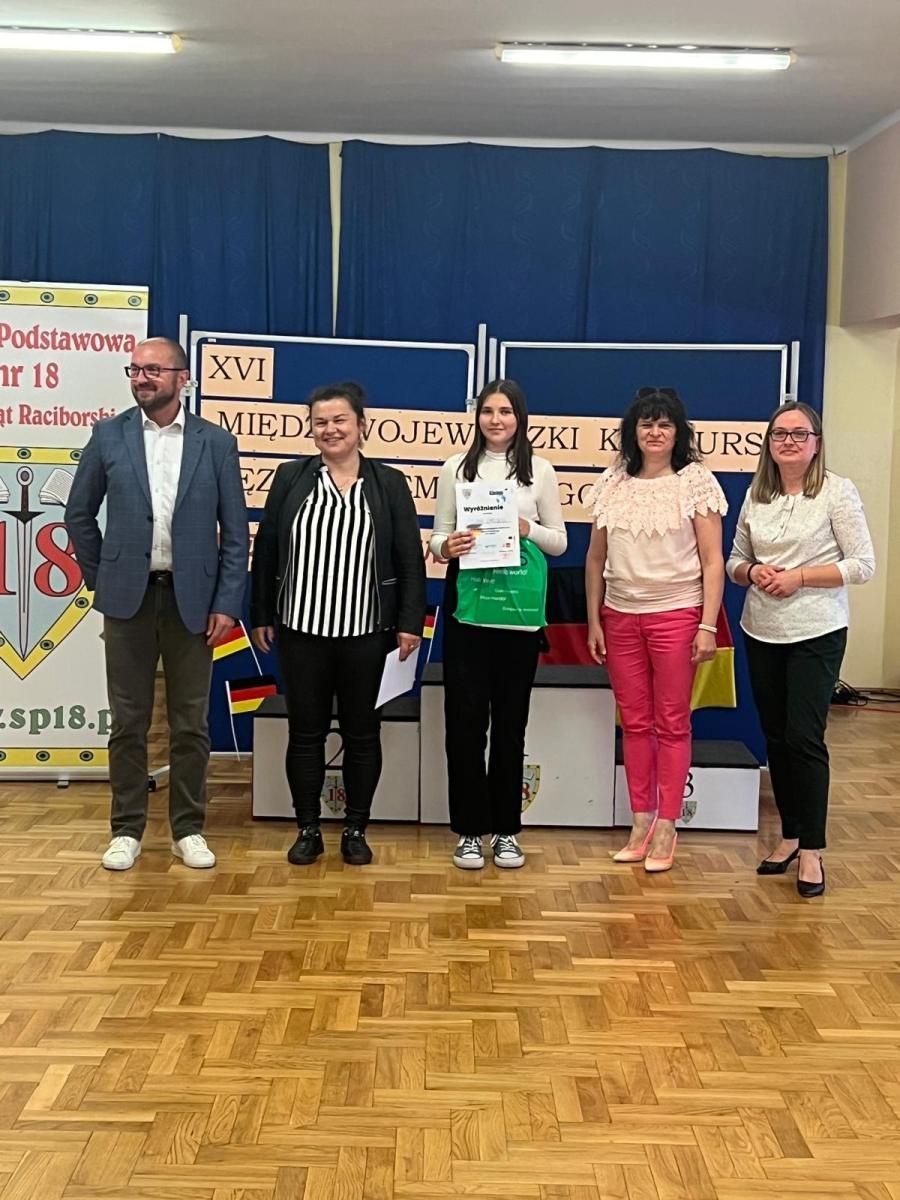Zdjęcie w galerii na portalu naszraciborz.pl: Międzywojewódzki konkurs języka niemieckiego Der Globus w SP 18 wiadomości z regionu
