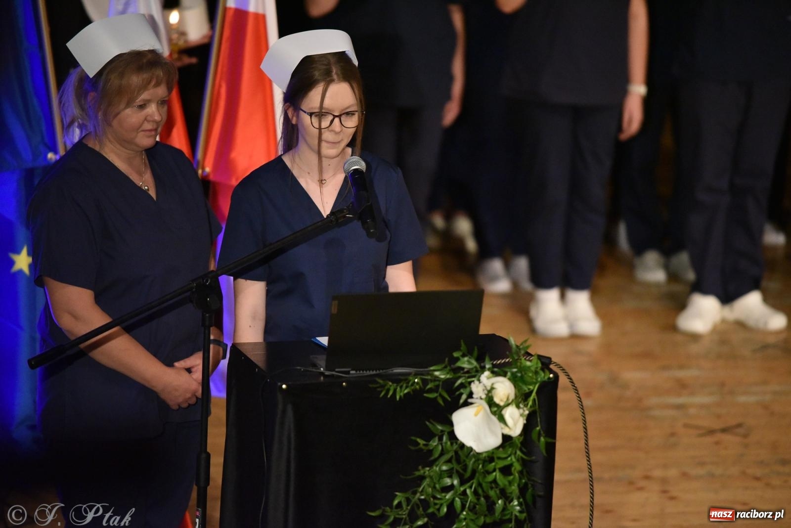 Zdjęcie w galerii na portalu naszraciborz.pl: Pierwszy stopień wtajemniczenia. Czepkowanie w raciborskiej ANS [FOTO i WIDEO] wiadomości z regionu