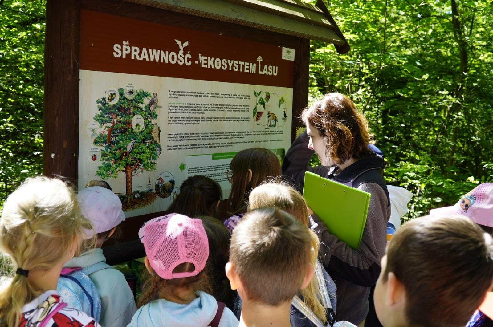 Zdjęcie w galerii na portalu naszraciborz.pl: Szkolny zespół antysmogowy odwiedził raciborskie Arboretum wiadomości z regionu