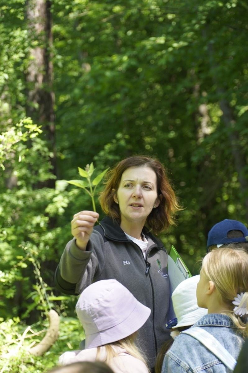 Zdjęcie w galerii na portalu naszraciborz.pl: Szkolny zespół antysmogowy odwiedził raciborskie Arboretum wiadomości z regionu