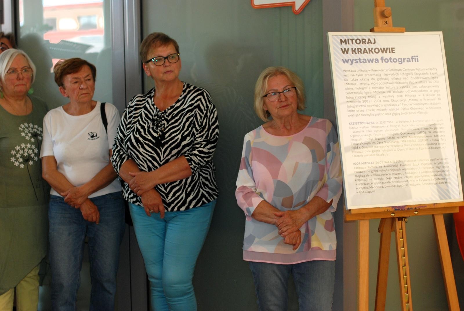 Zdjęcie w galerii na portalu naszraciborz.pl: Wernisaż wystawy Mitoraj w Krakowie w GCK w Nędzy wiadomości z regionu