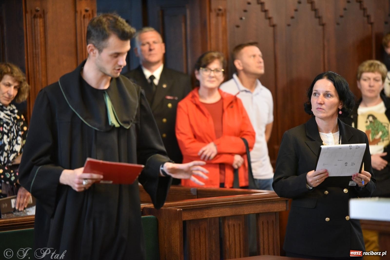 Zdjęcie w galerii na portalu naszraciborz.pl: Sprawa Rity Gorgonowej na wokandzie, czyli III Noc Muzeów w raciborskim sądzie wiadomości z regionu