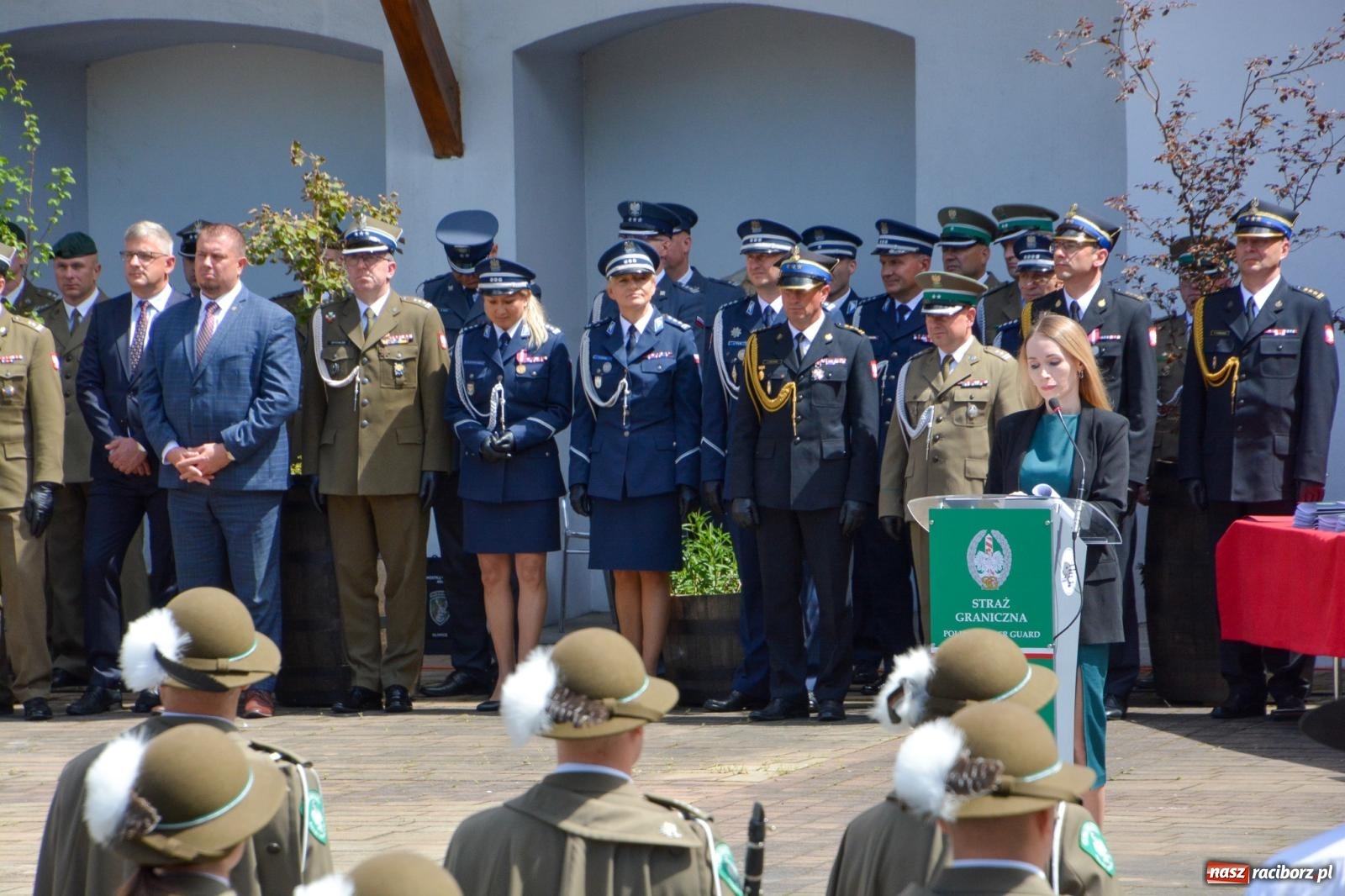 Zdjęcie w galerii na portalu naszraciborz.pl: Śląska Straż Graniczna świętowała na raciborskim zamku [FOTO i WIDEO] wiadomości z regionu