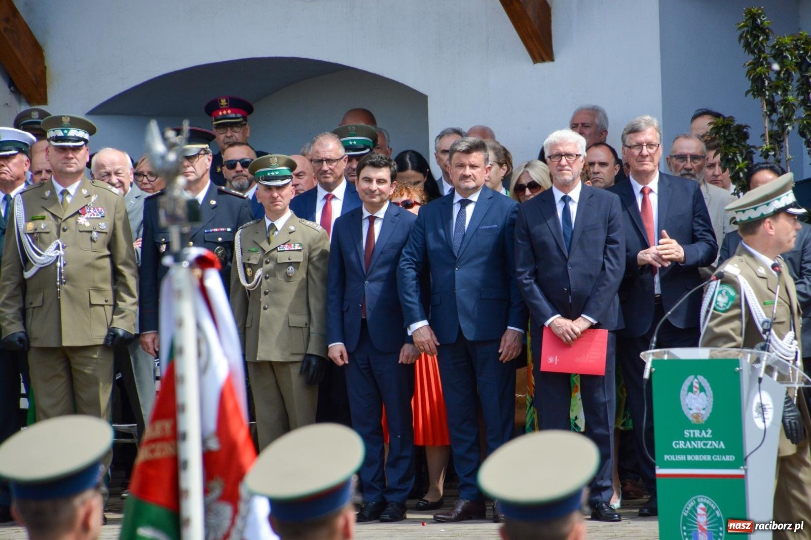 Zdjęcie w galerii na portalu naszraciborz.pl: Śląska Straż Graniczna świętowała na raciborskim zamku [FOTO i WIDEO] wiadomości z regionu