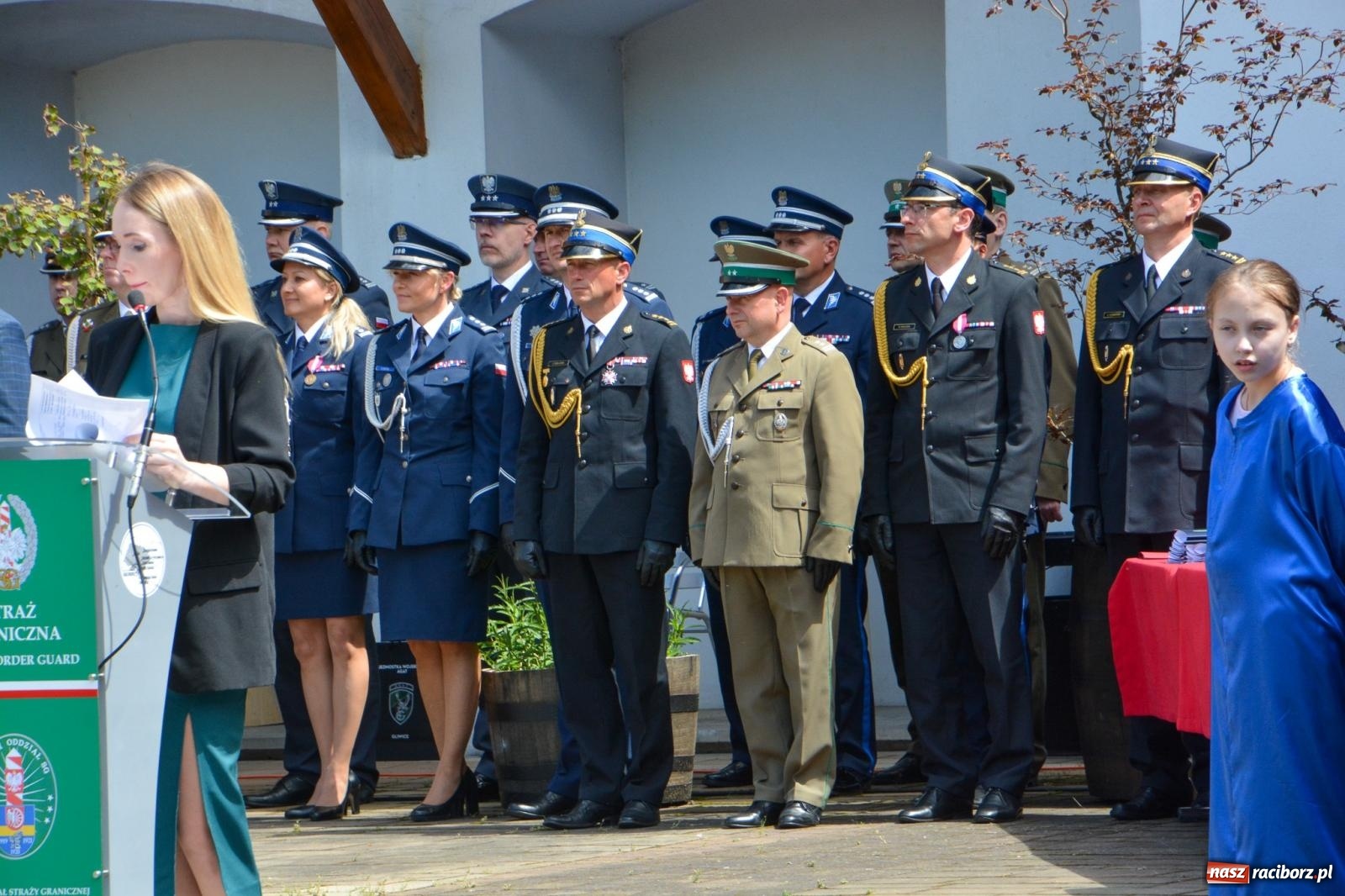 Zdjęcie w galerii na portalu naszraciborz.pl: Śląska Straż Graniczna świętowała na raciborskim zamku [FOTO i WIDEO] wiadomości z regionu