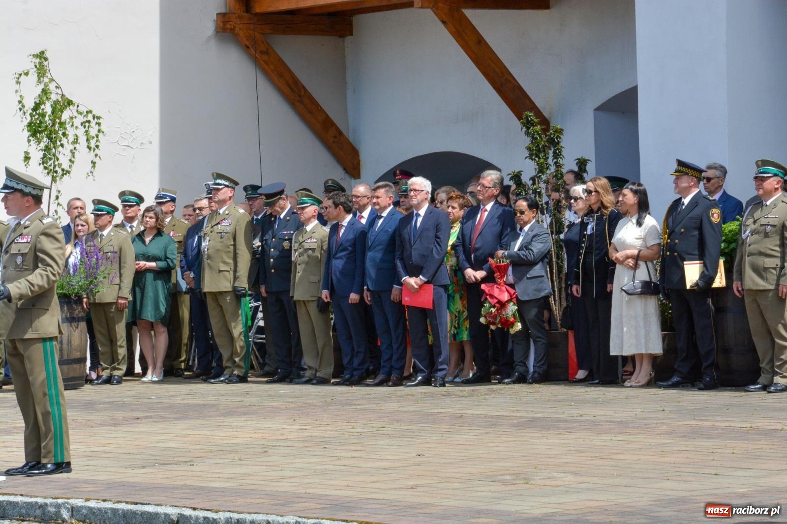 Zdjęcie w galerii na portalu naszraciborz.pl: Śląska Straż Graniczna świętowała na raciborskim zamku [FOTO i WIDEO] wiadomości z regionu
