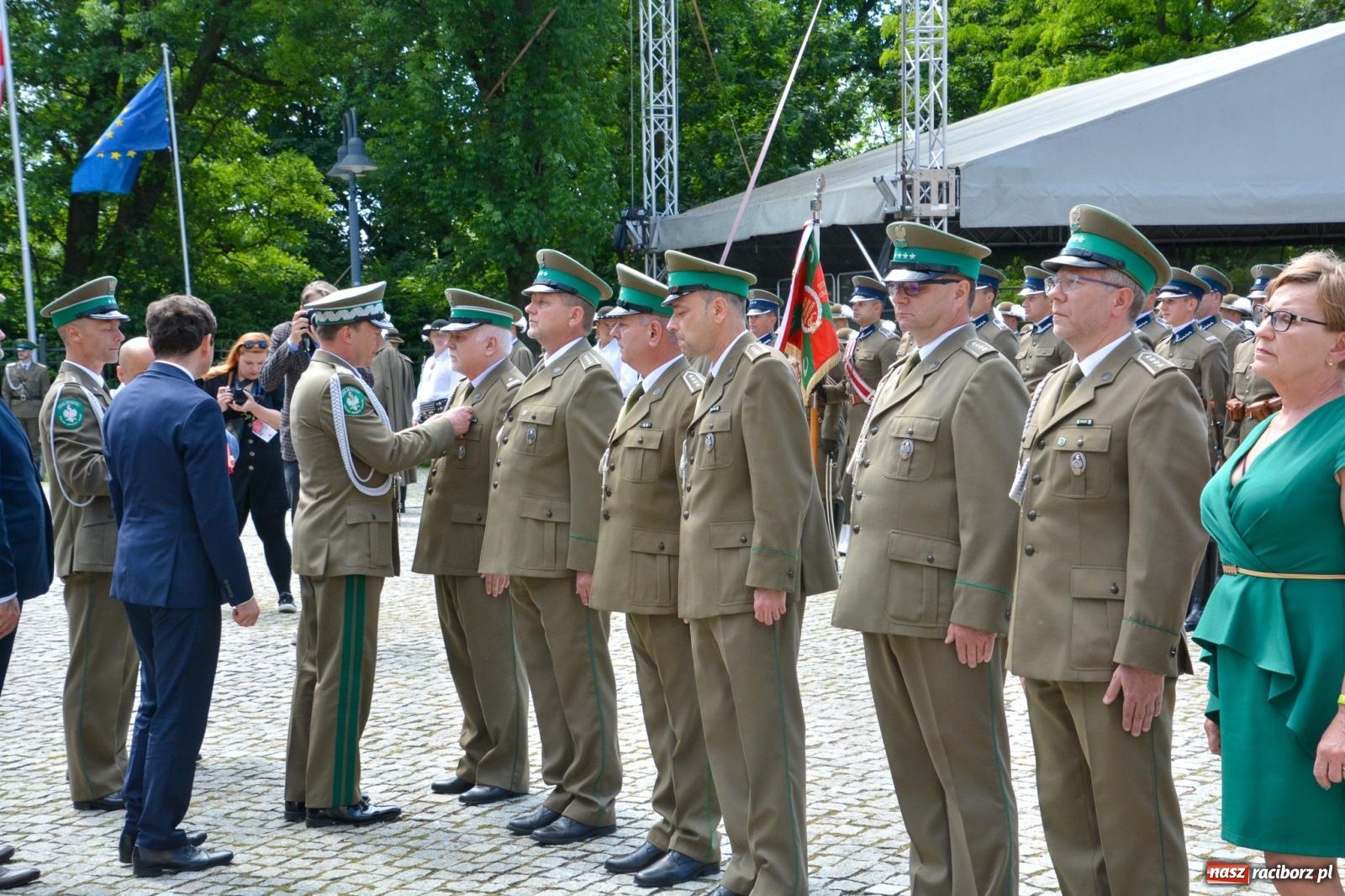 Zdjęcie w galerii na portalu naszraciborz.pl: Śląska Straż Graniczna świętowała na raciborskim zamku [FOTO i WIDEO] wiadomości z regionu